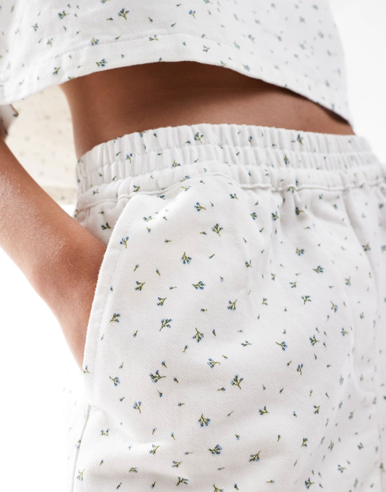 ASOS DESIGN denim boxer shorts in ditsy print - ASOS Sample Sale