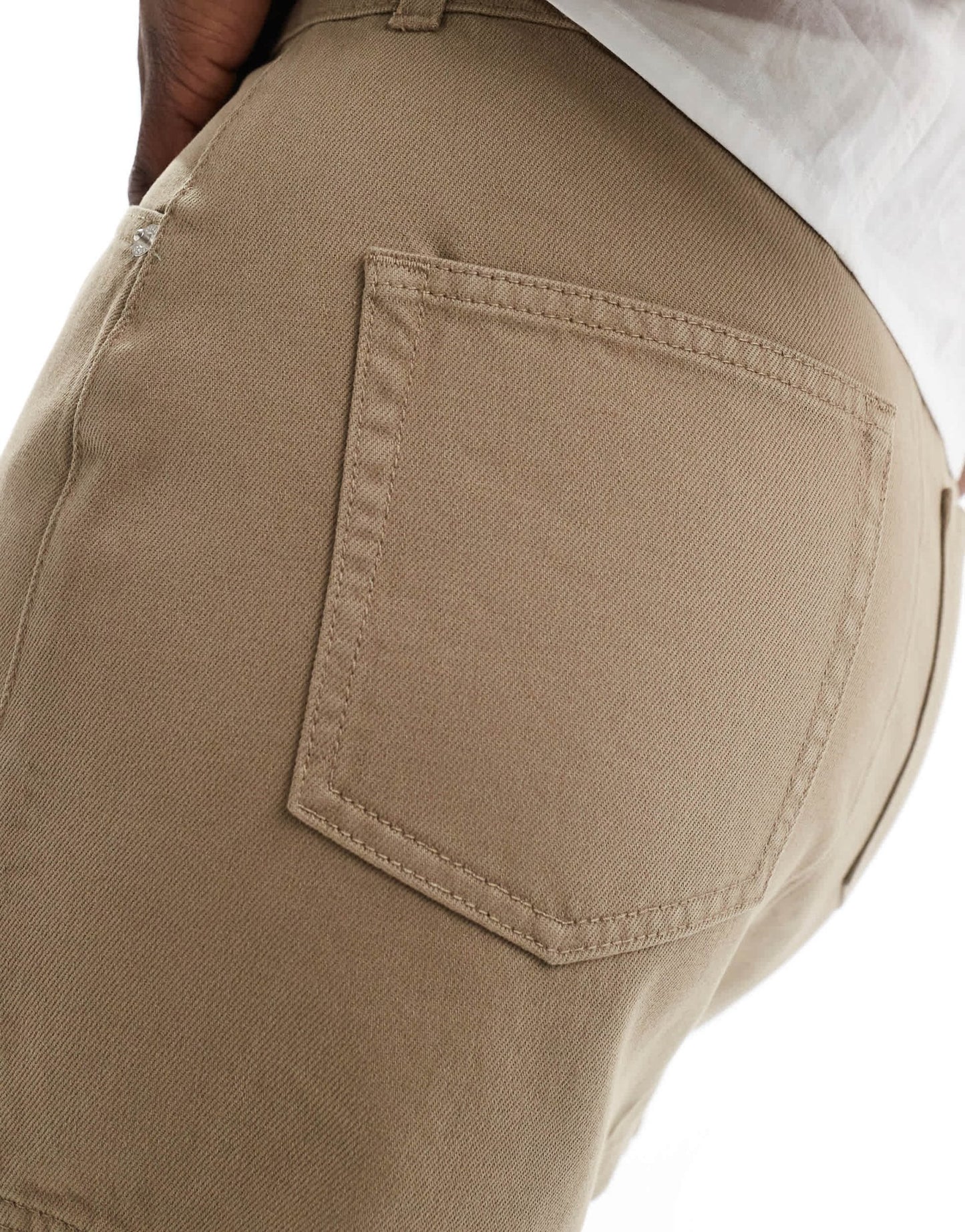 ASOS DESIGN denim mini skirt in sandstorm - ASOS Sample Sale