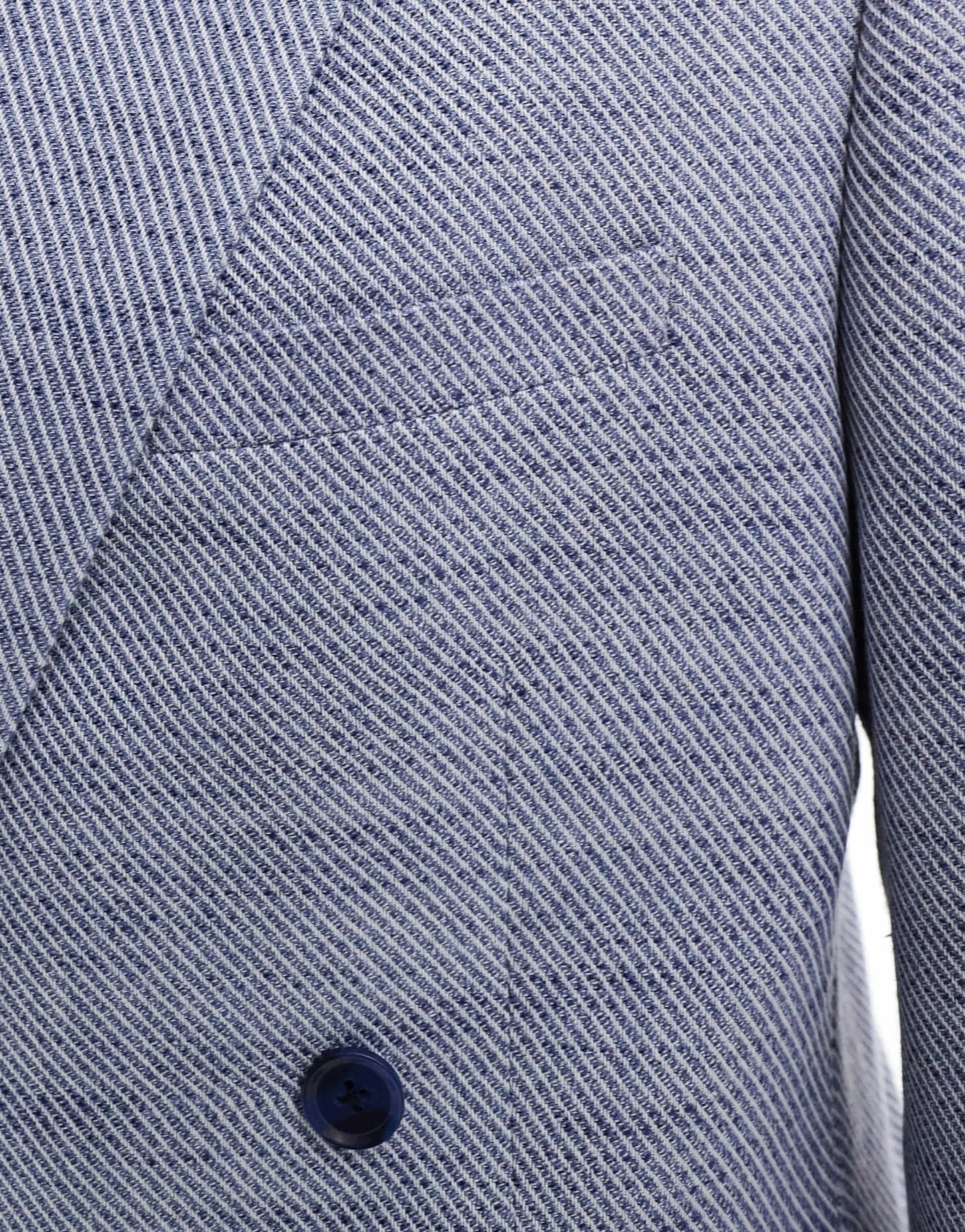 ASOS DESIGN double breasted regular suit jacket in blue texture - ASOS Sample Sale