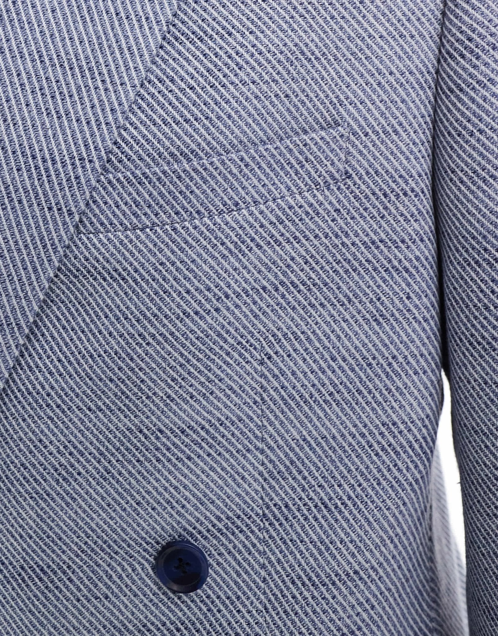 ASOS DESIGN double breasted regular suit jacket in blue texture - ASOS Sample Sale