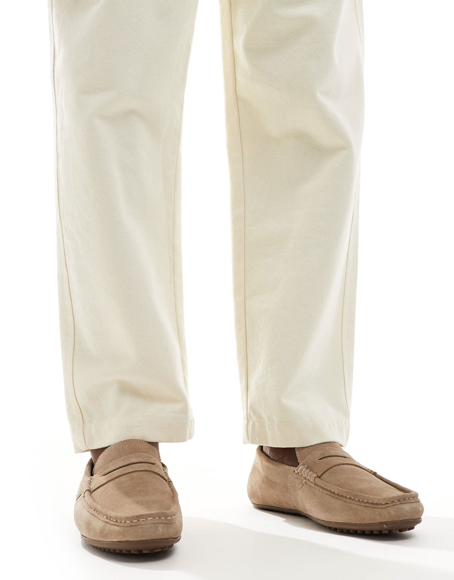 ASOS DESIGN drivers in stone suede - ASOS Sample Sale