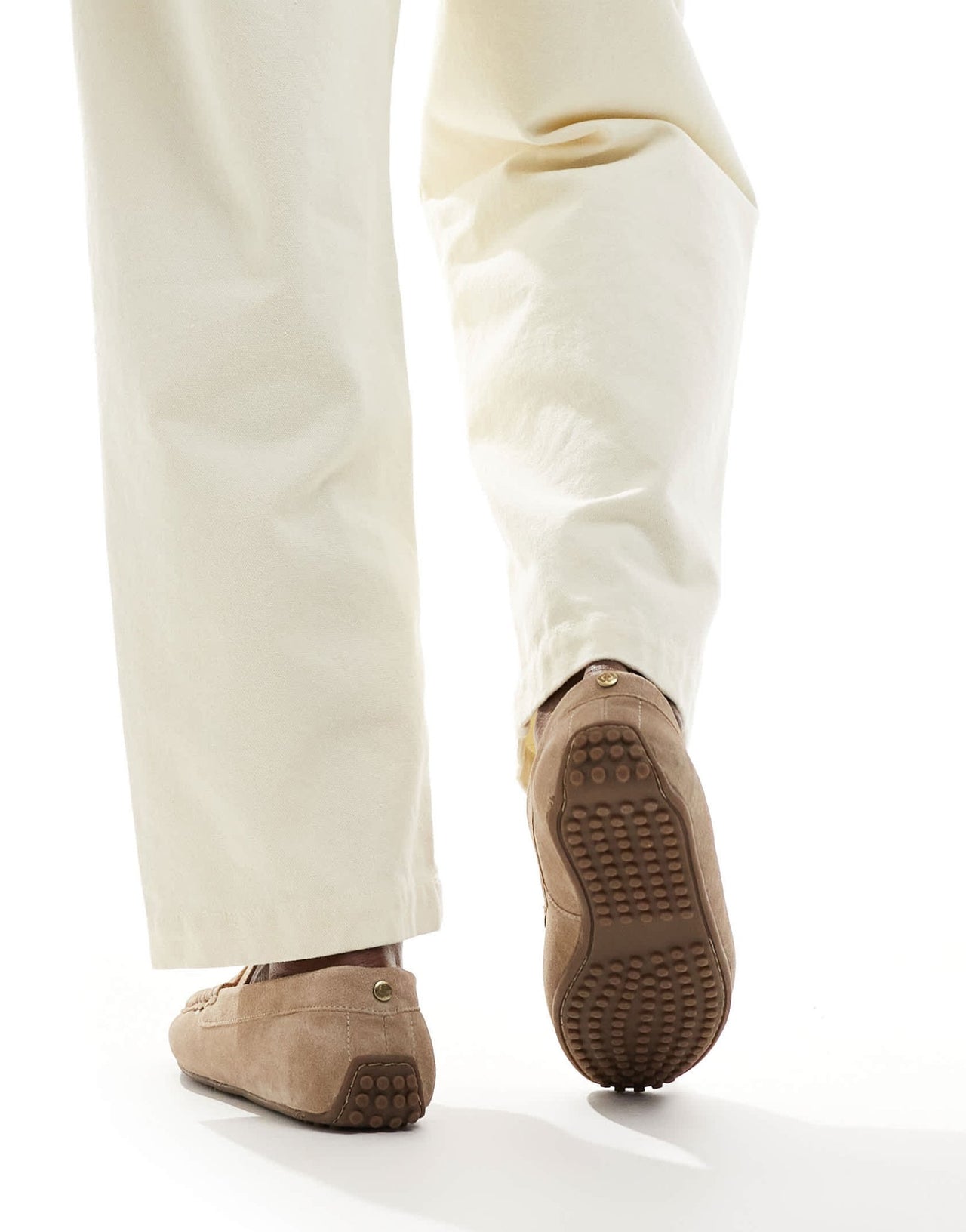 ASOS DESIGN drivers in stone suede - ASOS Sample Sale