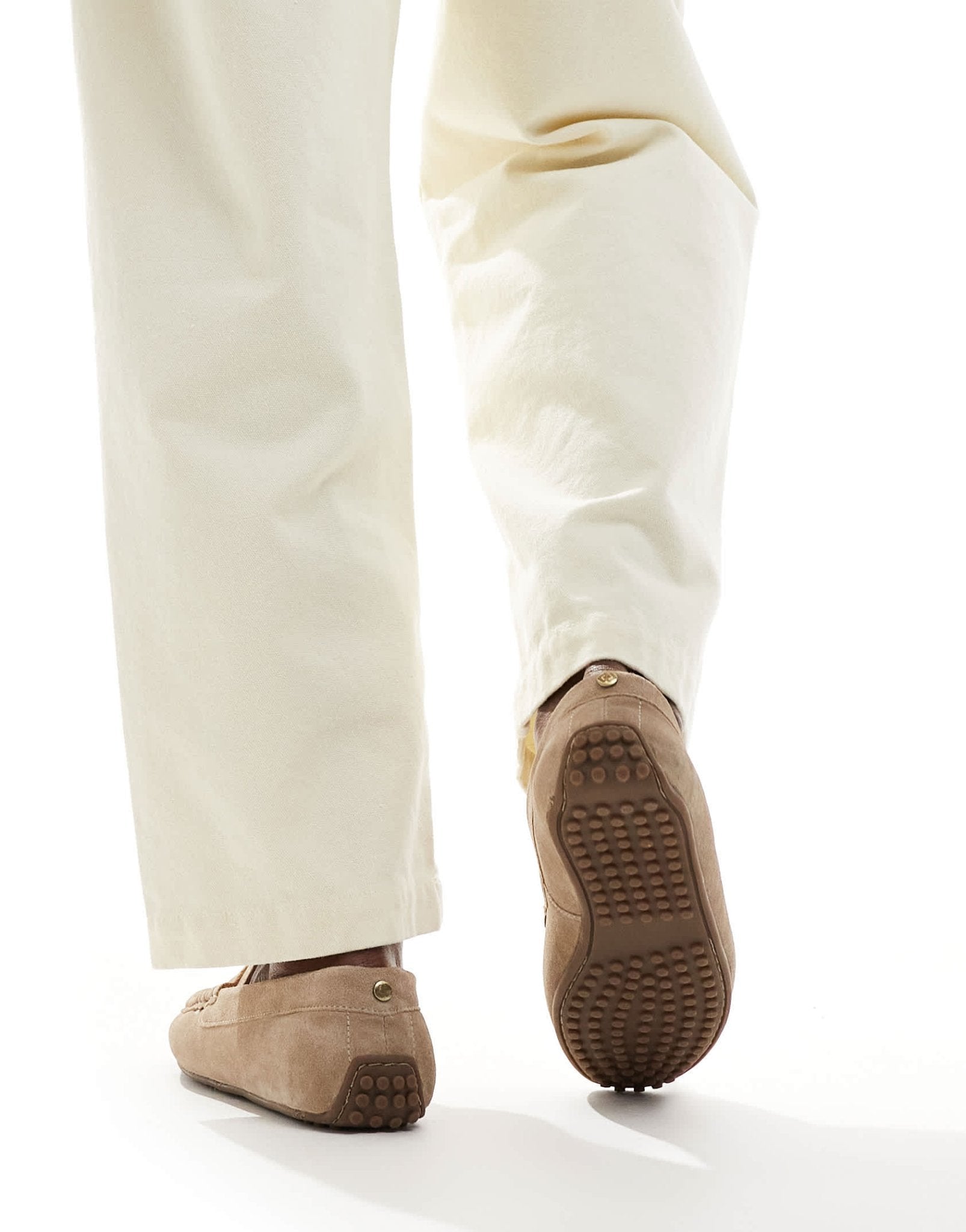 ASOS DESIGN drivers in stone suede - ASOS Sample Sale