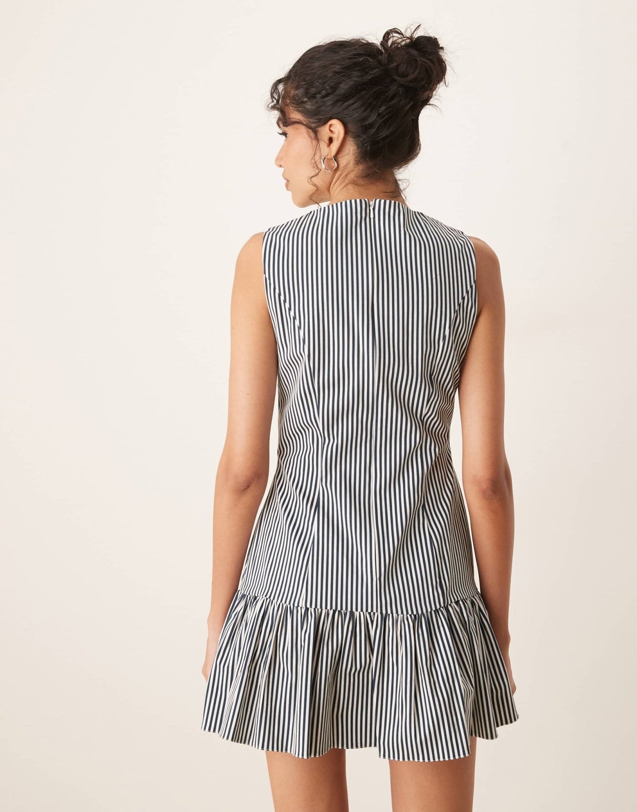 ASOS DESIGN dropped waist shift mini dress in stripe - ASOS Sample Sale