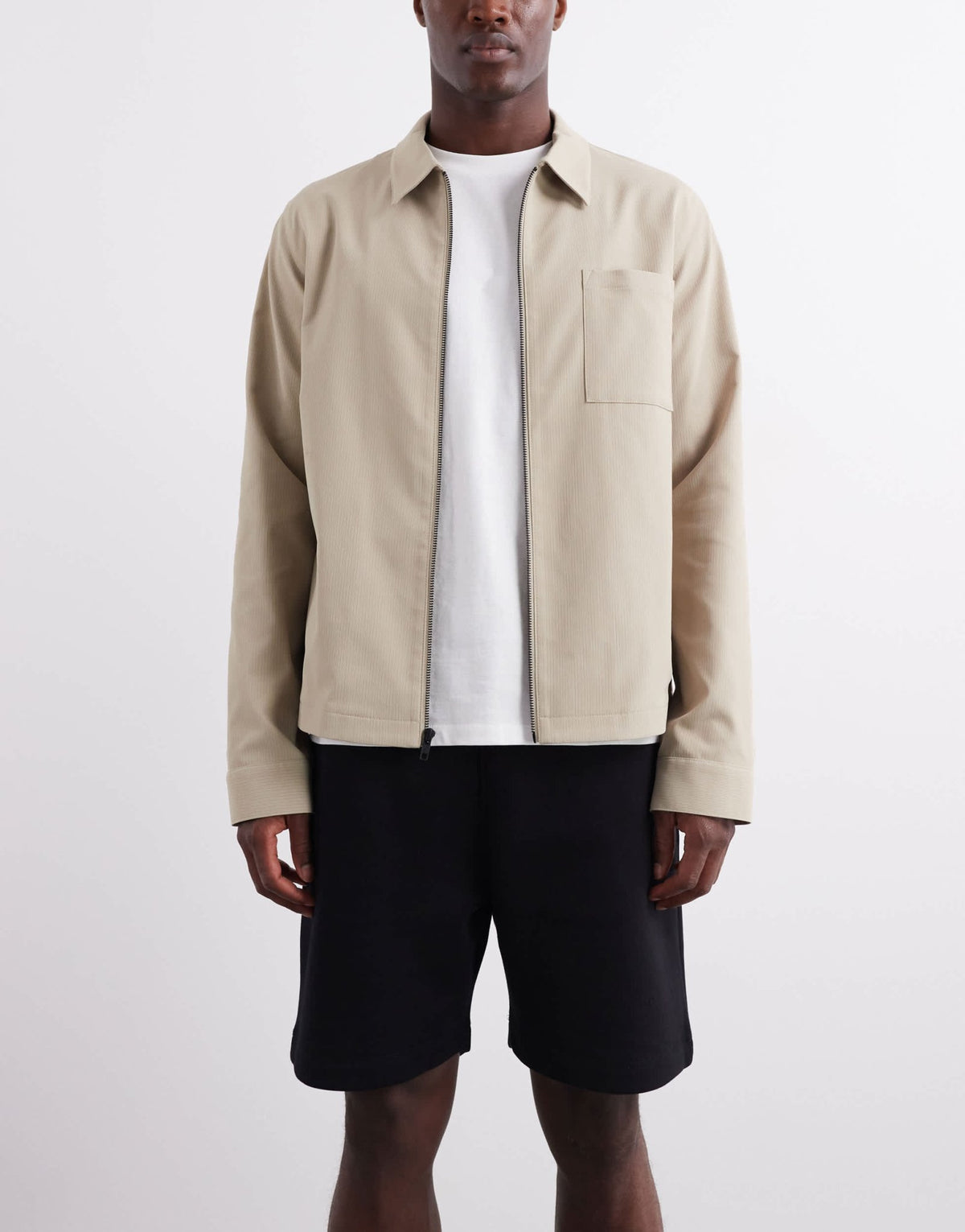 ASOS DESIGN essentials mid length slim shorts in black - ASOS Sample Sale