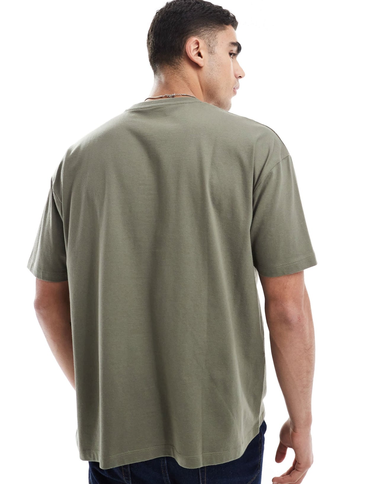 ASOS DESIGN essentials oversized t-shirt in khaki - ASOS Sample Sale