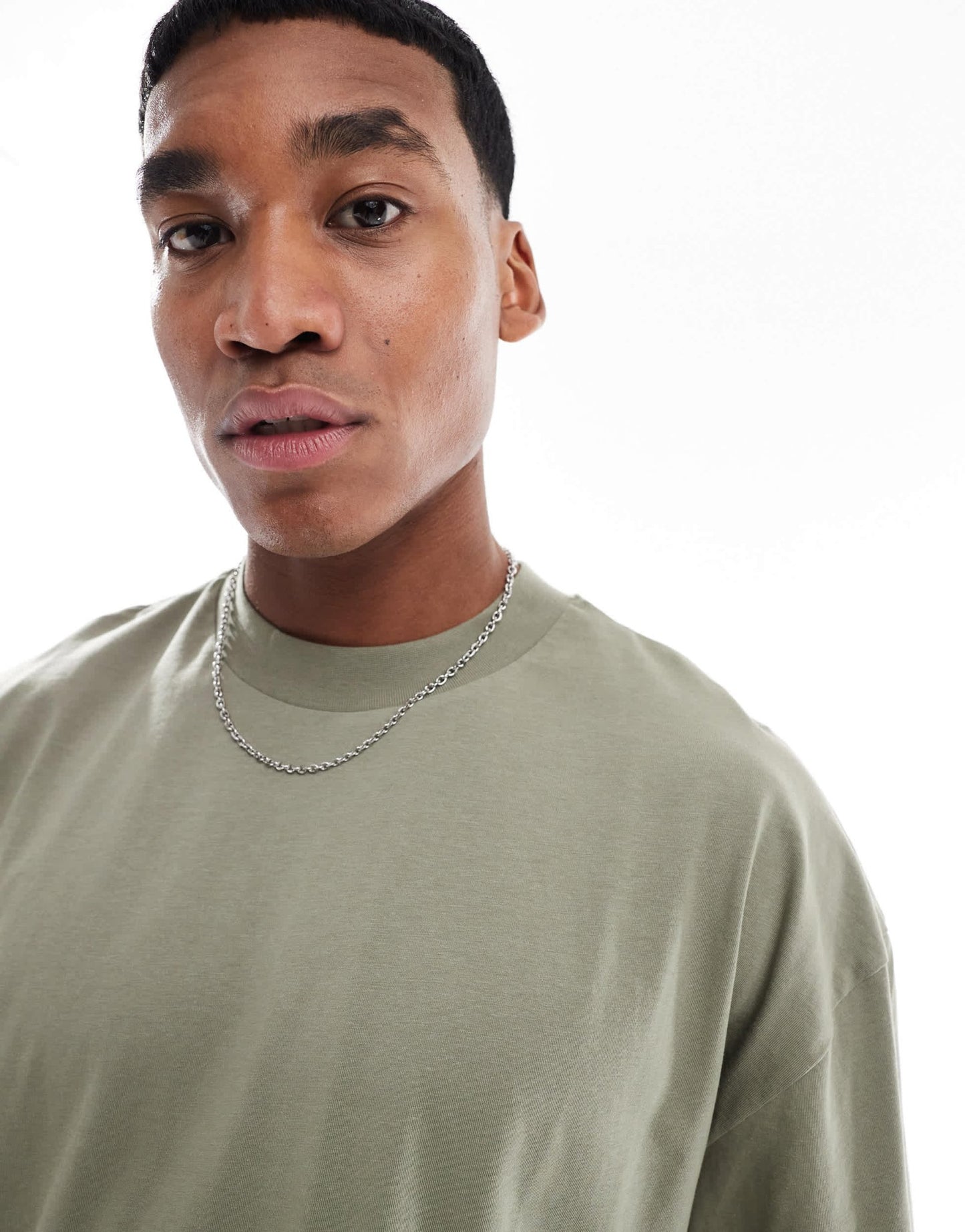 ASOS DESIGN essentials oversized t-shirt in khaki - ASOS Sample Sale