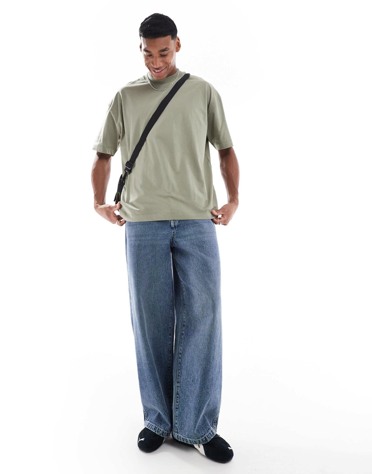 ASOS DESIGN essentials oversized t-shirt in khaki - ASOS Sample Sale