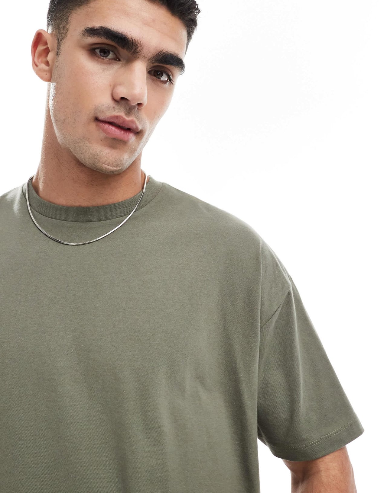 ASOS DESIGN essentials oversized t-shirt in khaki - ASOS Sample Sale