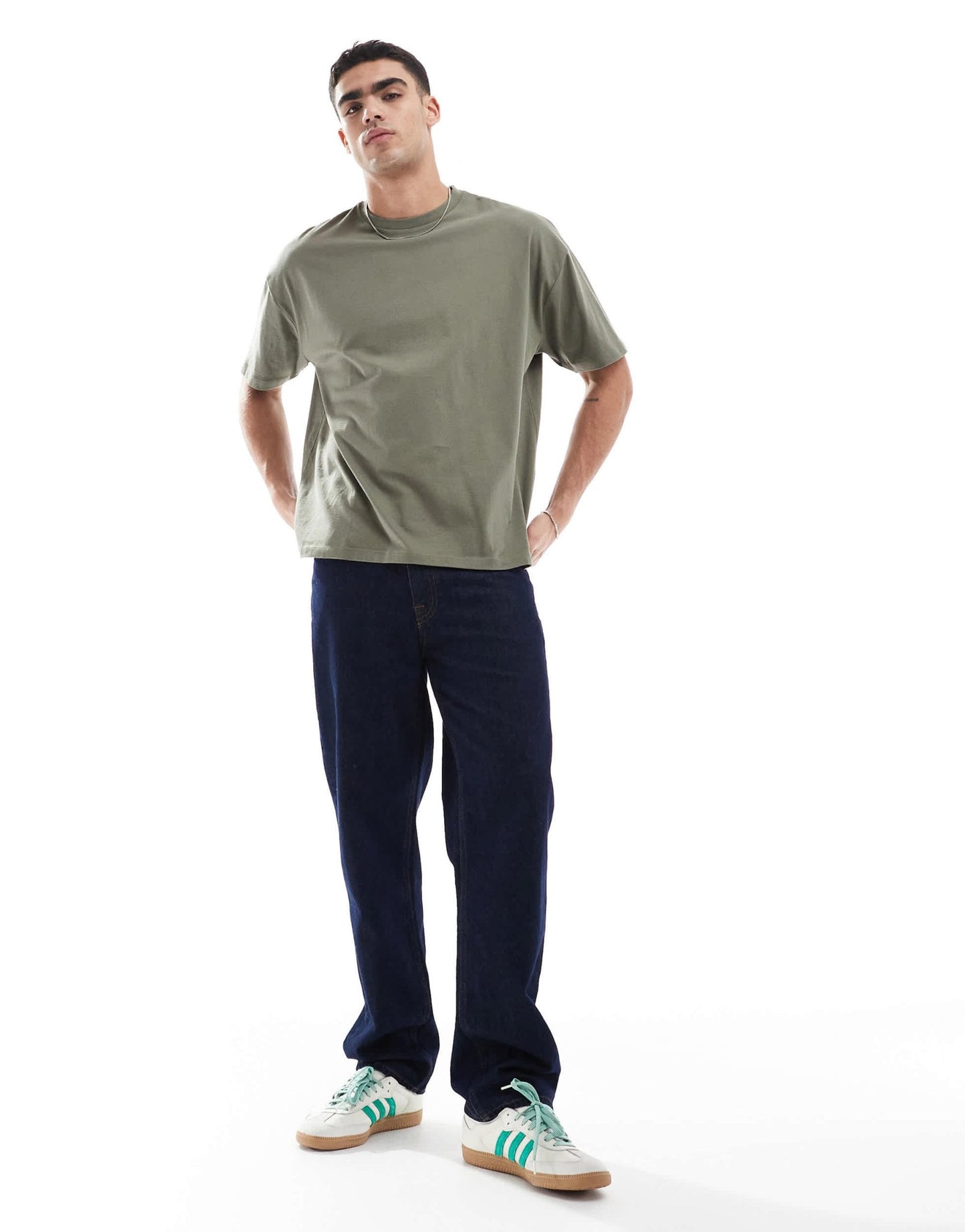 ASOS DESIGN essentials oversized t-shirt in khaki - ASOS Sample Sale