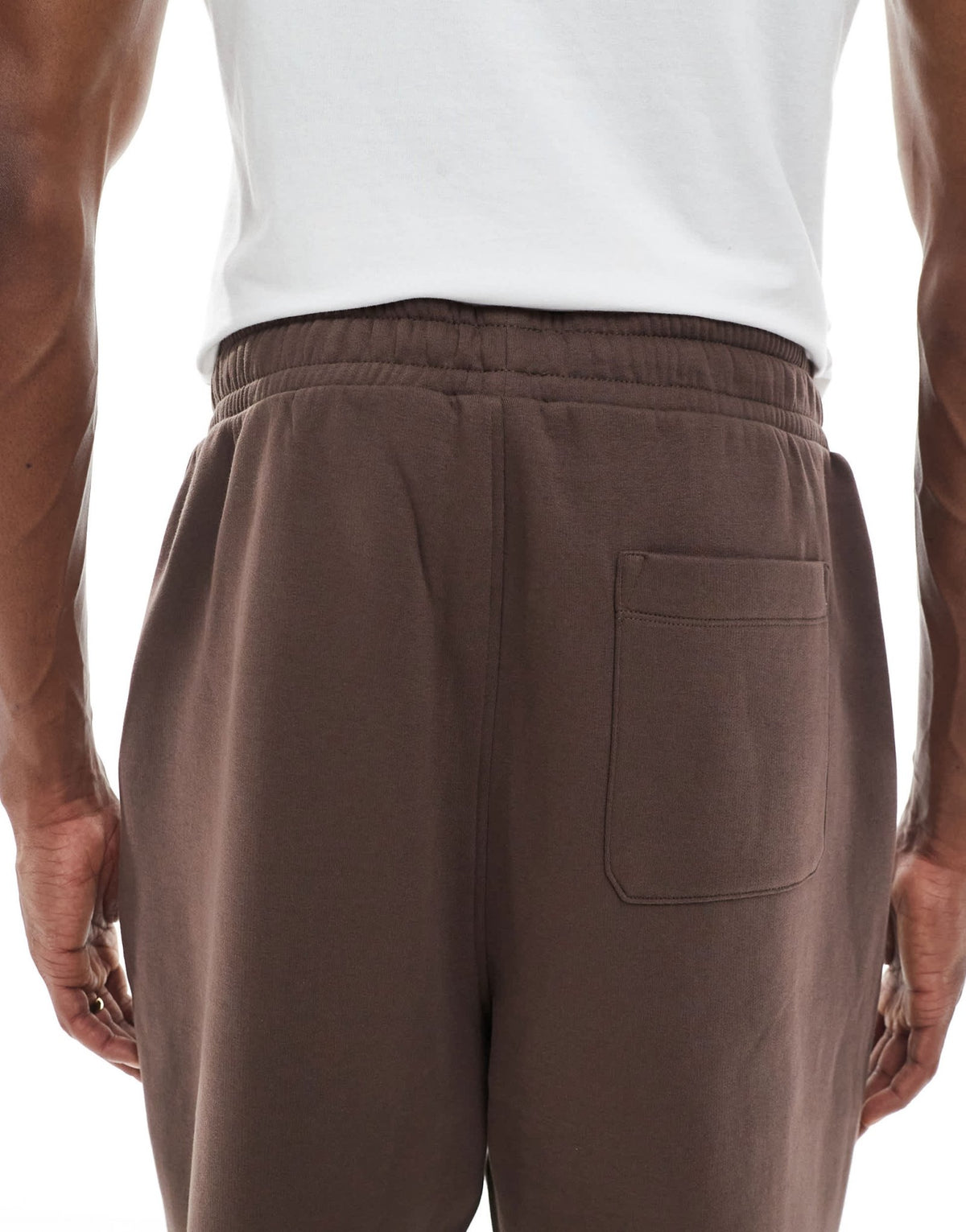 ASOS DESIGN essentials relaxed jogger in brown - ASOS Sample Sale