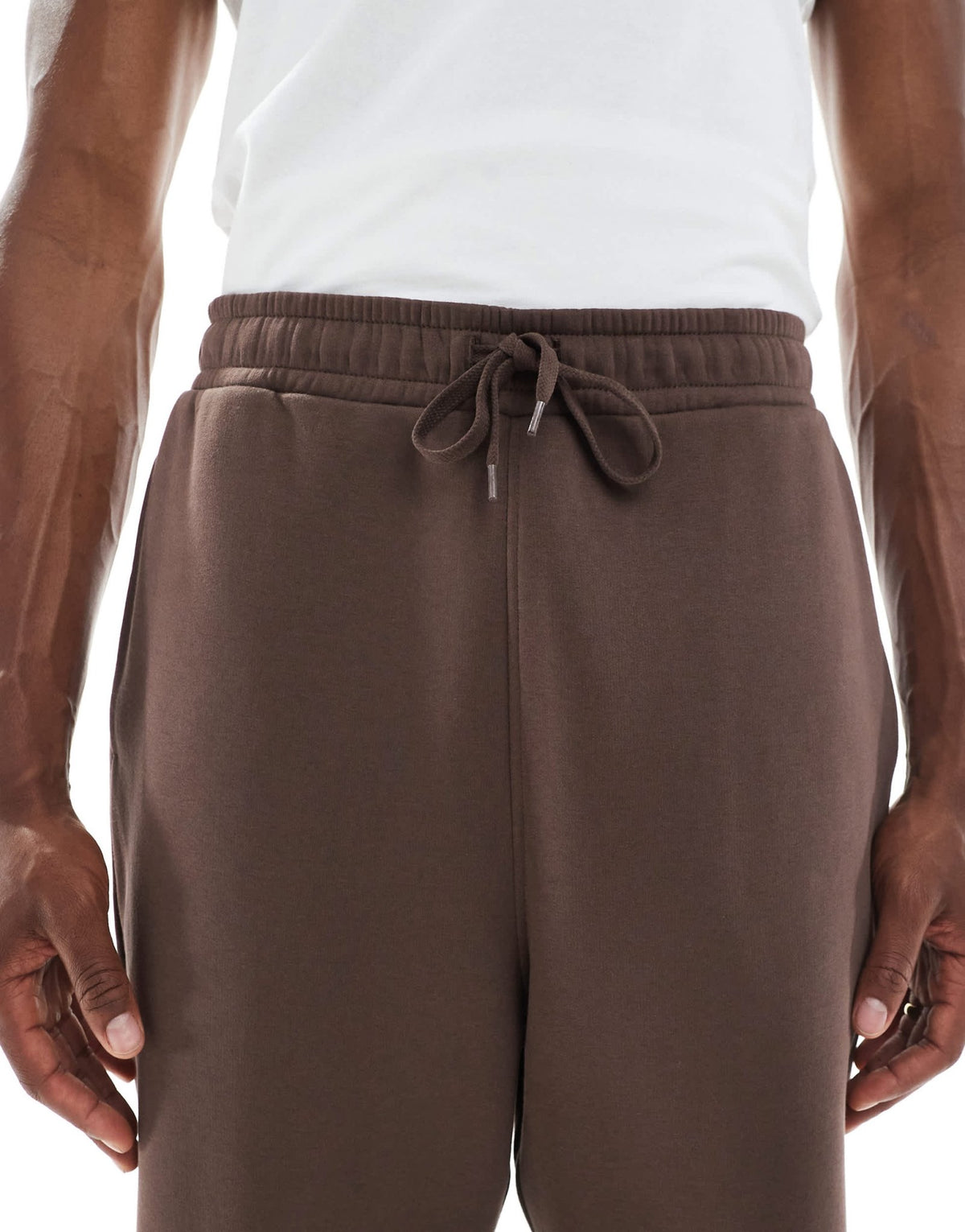 ASOS DESIGN essentials relaxed jogger in brown - ASOS Sample Sale