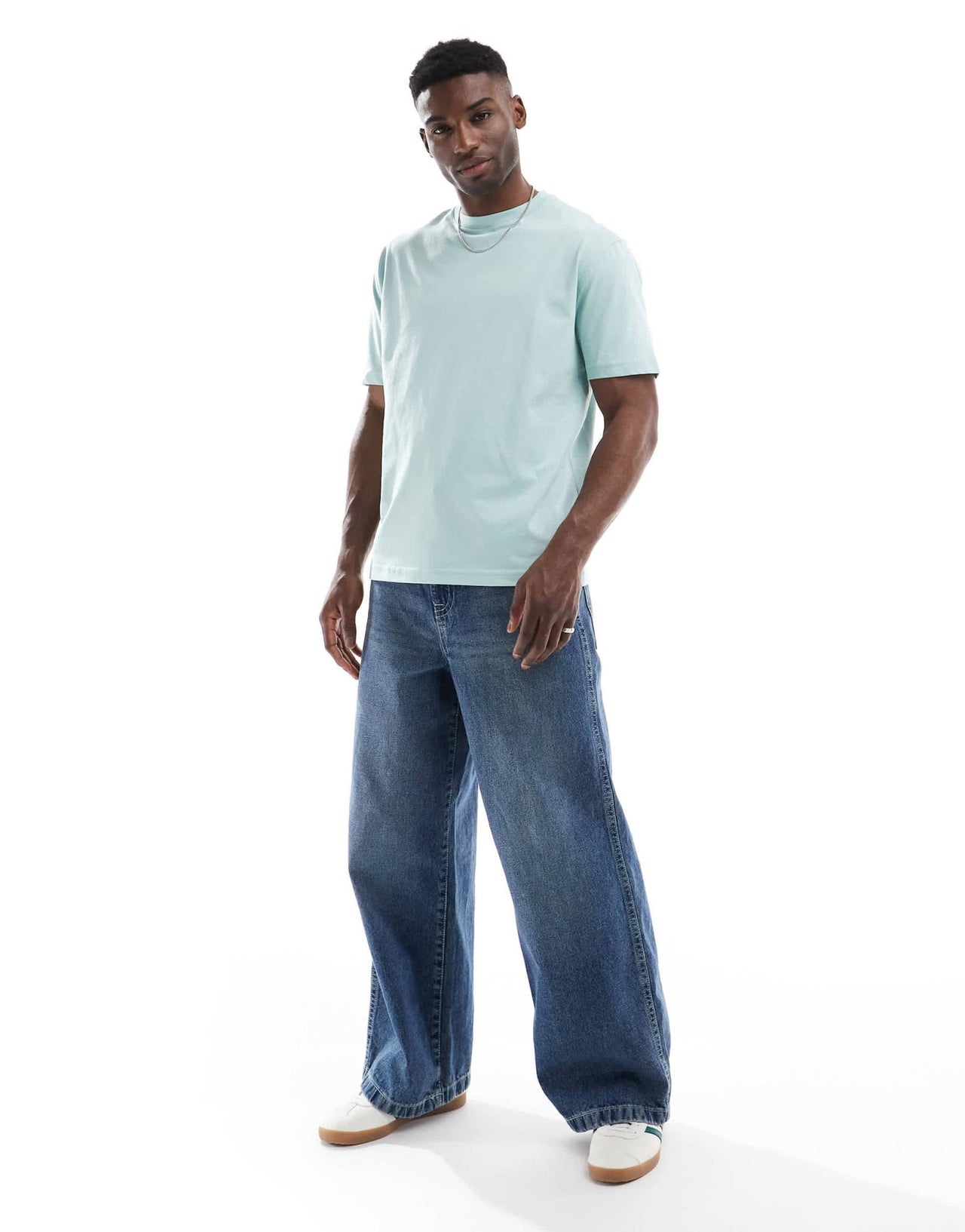 ASOS DESIGN essentials relaxed t-shirt in blue - ASOS Sample Sale