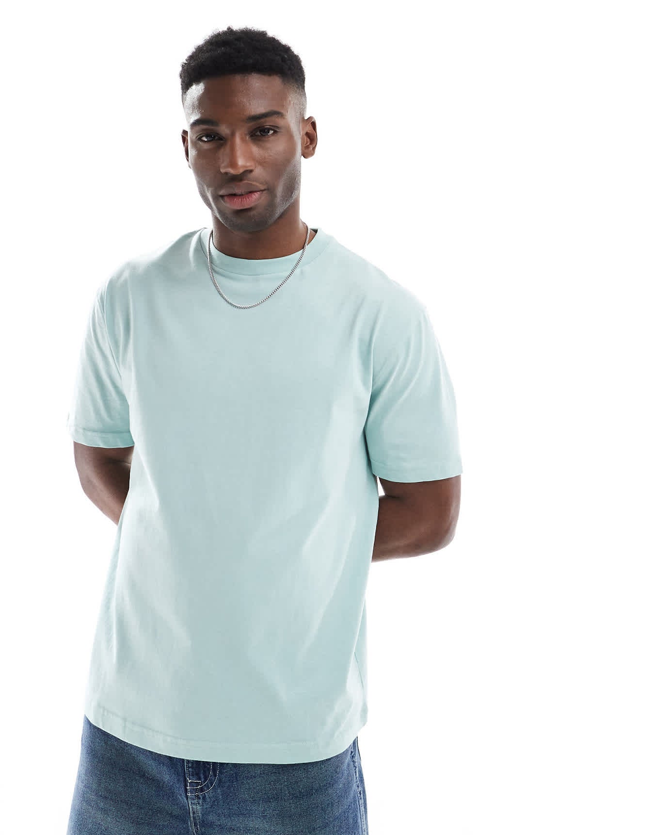 ASOS DESIGN essentials relaxed t-shirt in blue - ASOS Sample Sale