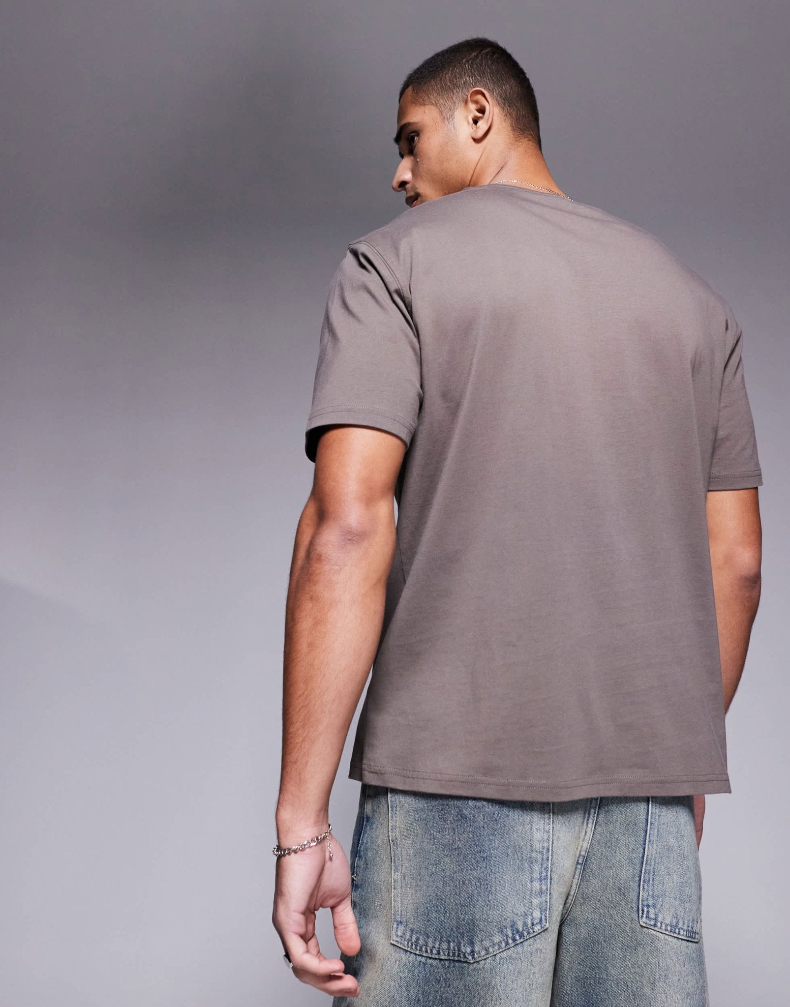 ASOS DESIGN essentials relaxed t-shirt in brown - ASOS Sample Sale