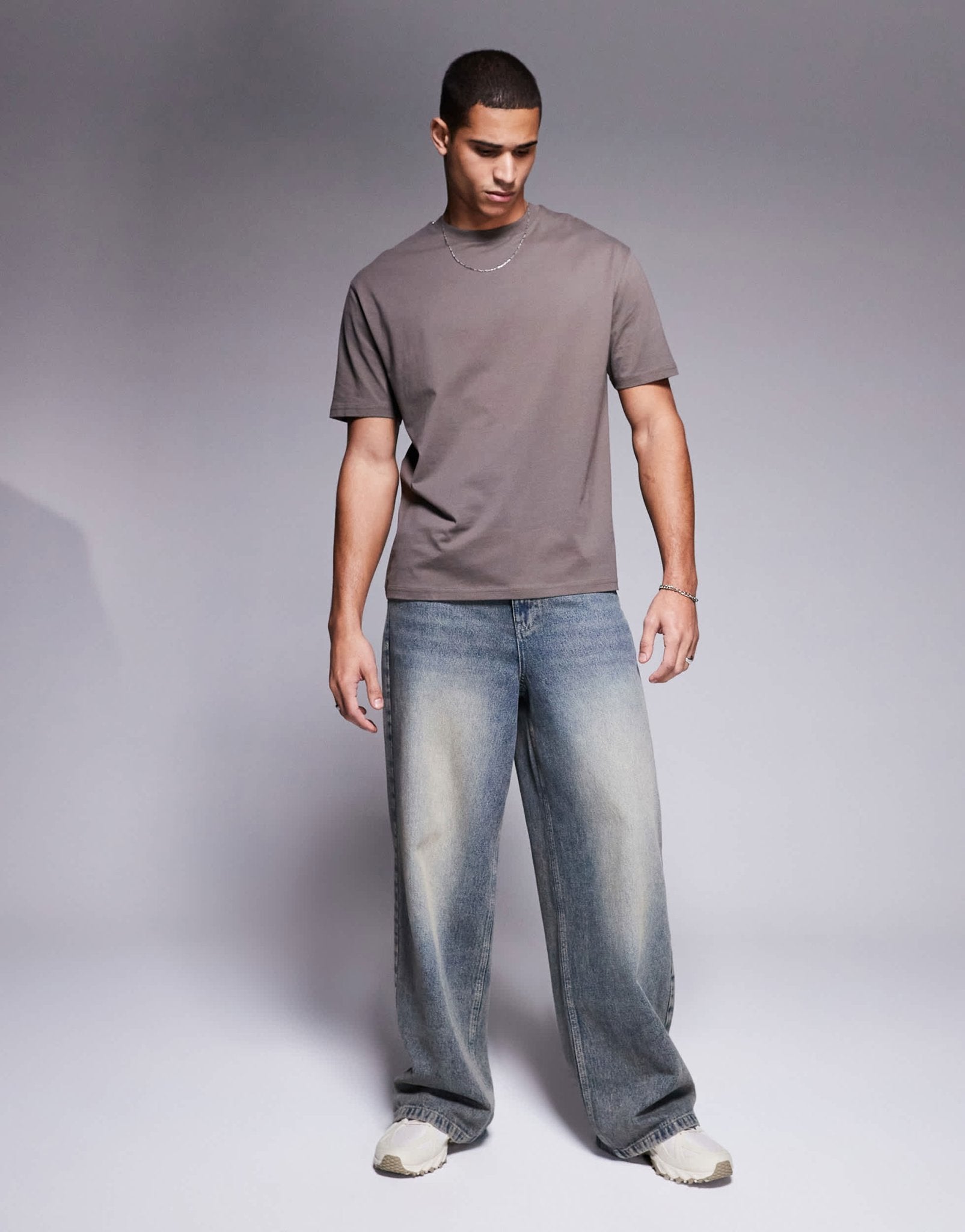 ASOS DESIGN essentials relaxed t-shirt in brown - ASOS Sample Sale