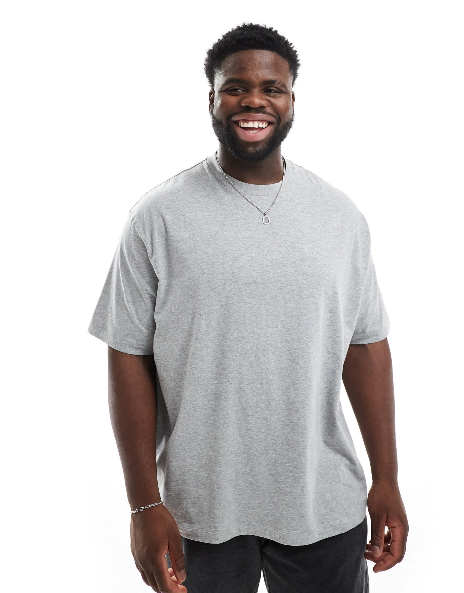 ASOS DESIGN Essentials relaxed t-shirt in grey marl - ASOS Sample Sale