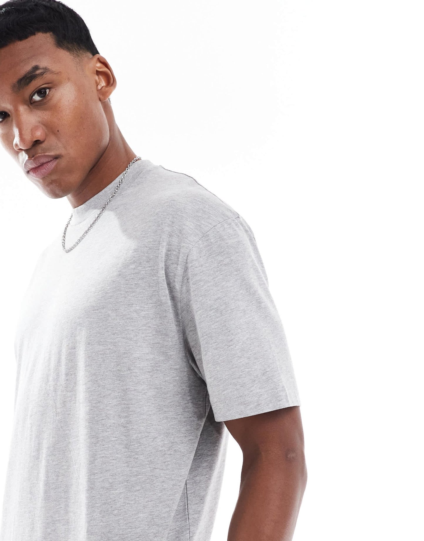 ASOS DESIGN Essentials relaxed t-shirt in grey marl - ASOS Sample Sale