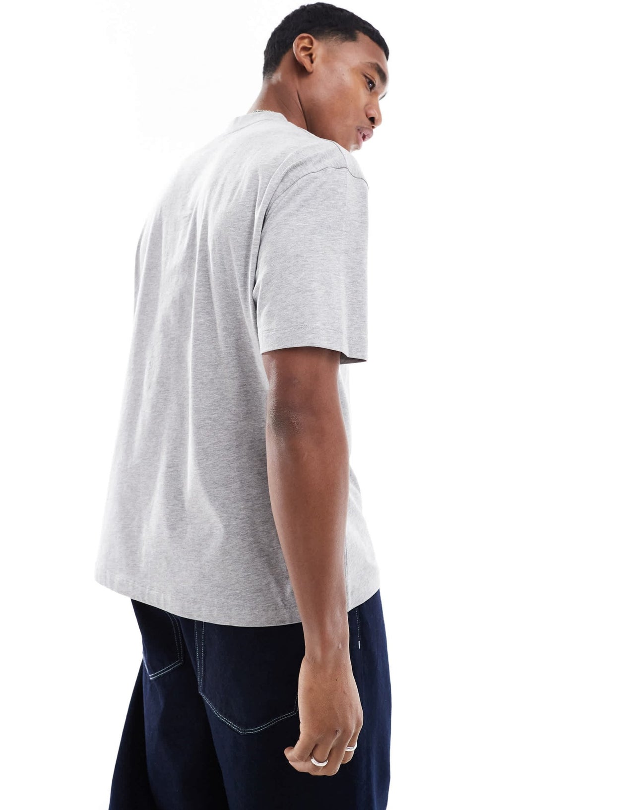 ASOS DESIGN Essentials relaxed t-shirt in grey marl - ASOS Sample Sale
