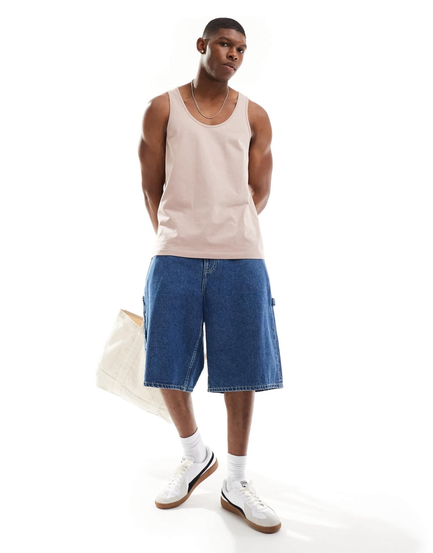 ASOS DESIGN essentials vest in pink - ASOS Sample Sale
