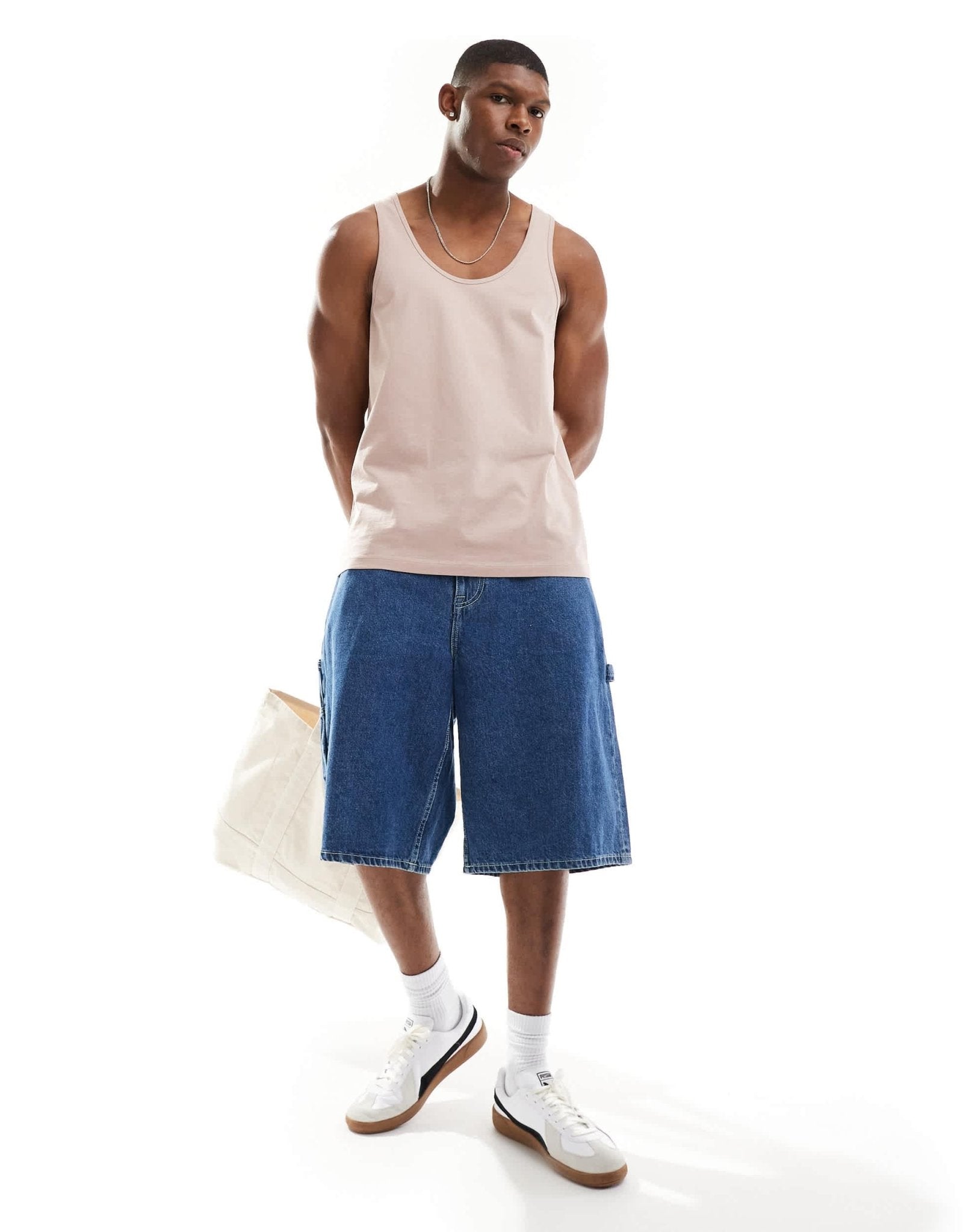 ASOS DESIGN essentials vest in pink - ASOS Sample Sale