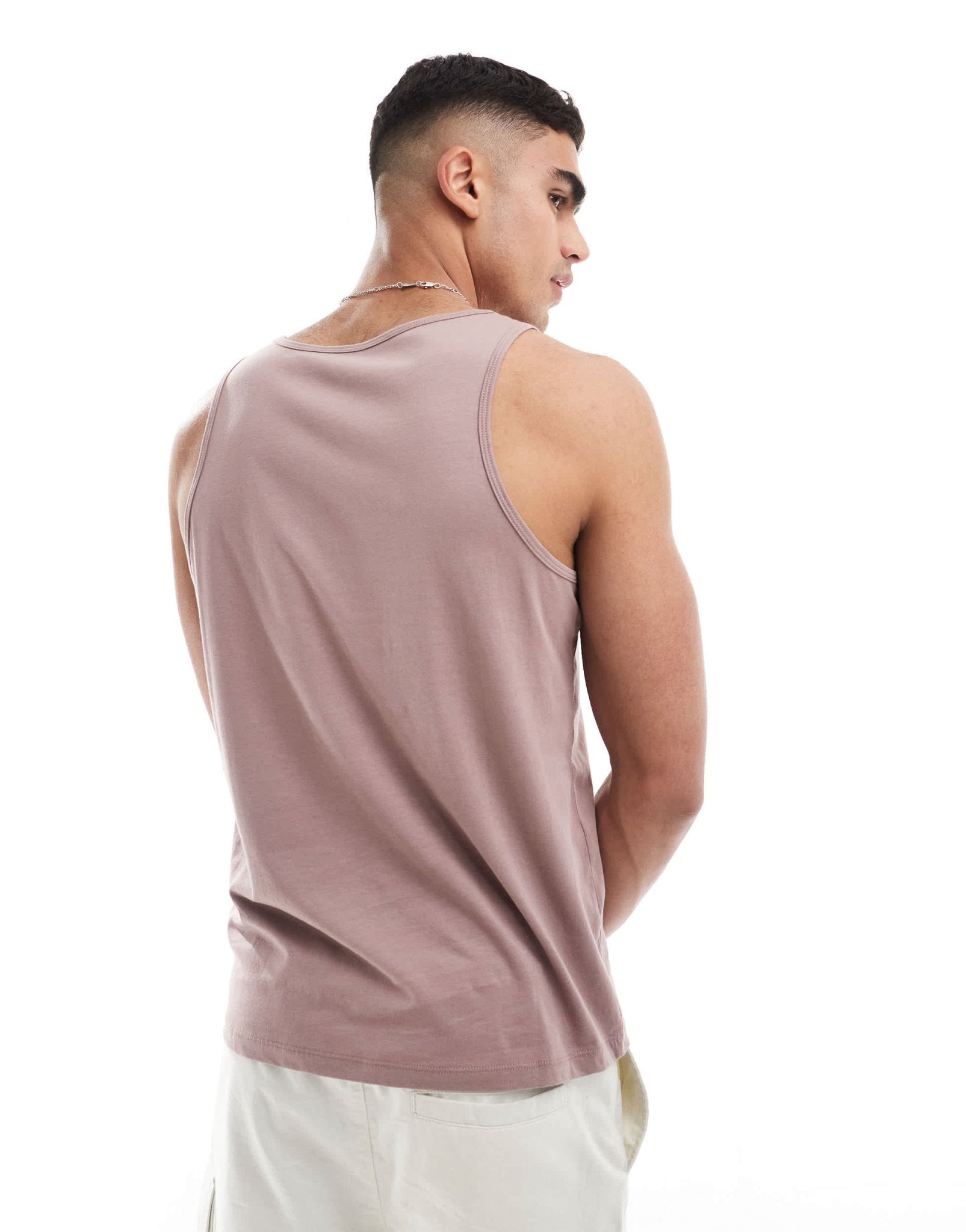 ASOS DESIGN essentials vest in pink - ASOS Sample Sale