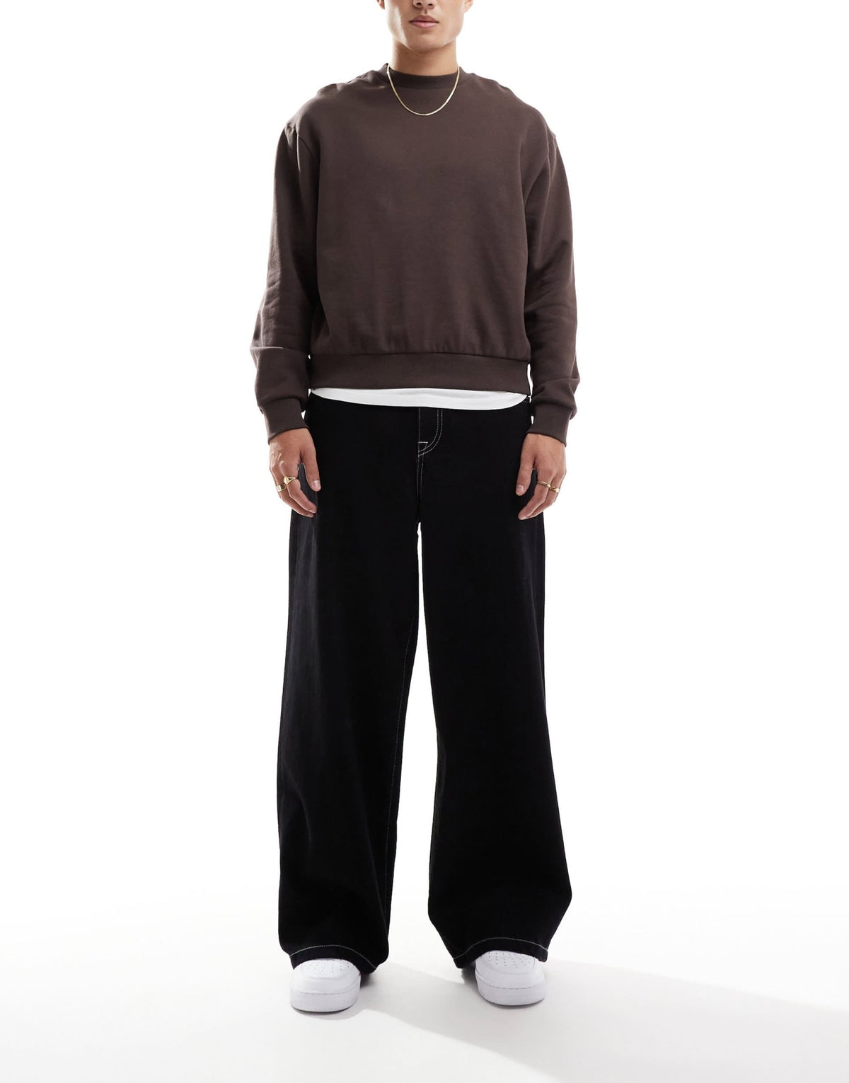 ASOS DESIGN extreme baggy jeans in black - ASOS Sample Sale