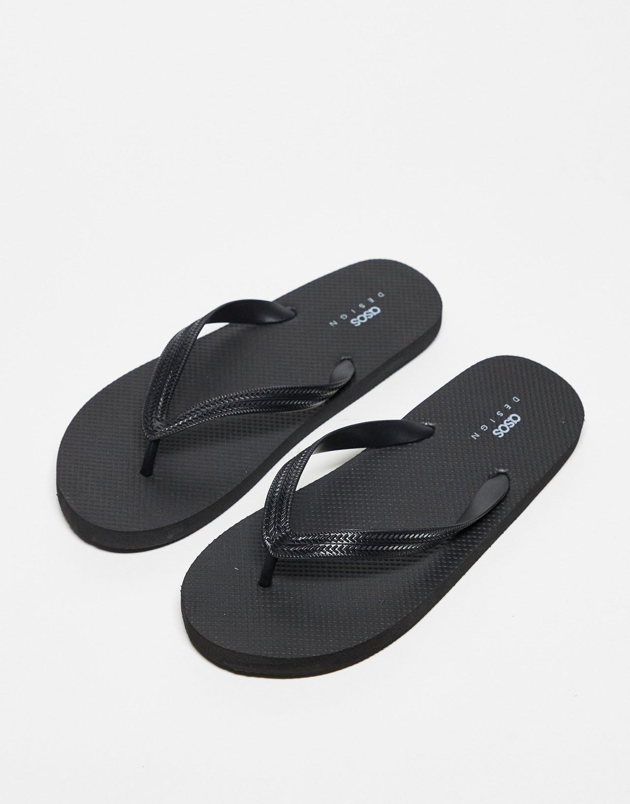 ASOS DESIGN flip flops in black - ASOS Sample Sale