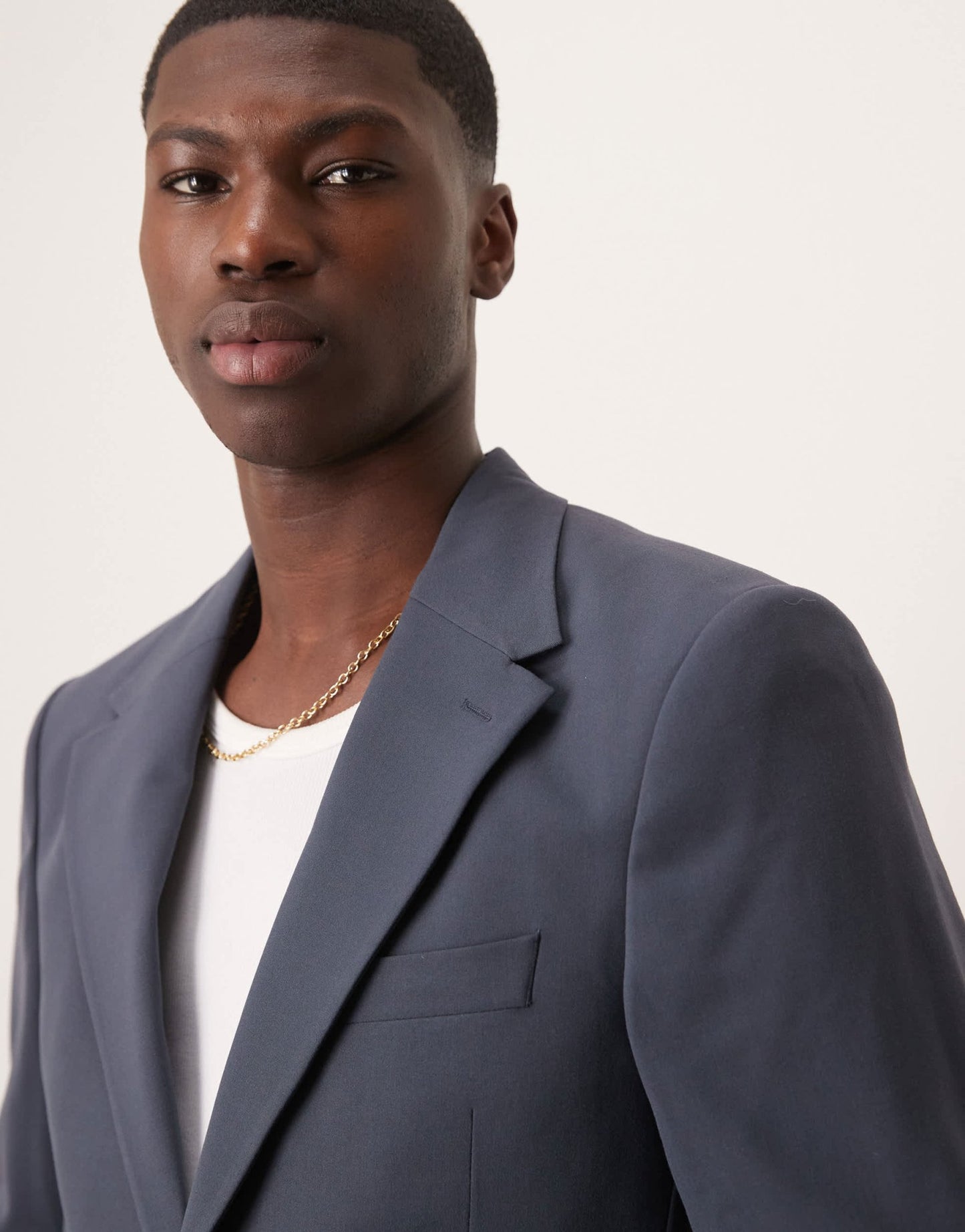 ASOS DESIGN four way stretch skinny fit suit jacket in navy - ASOS Sample Sale