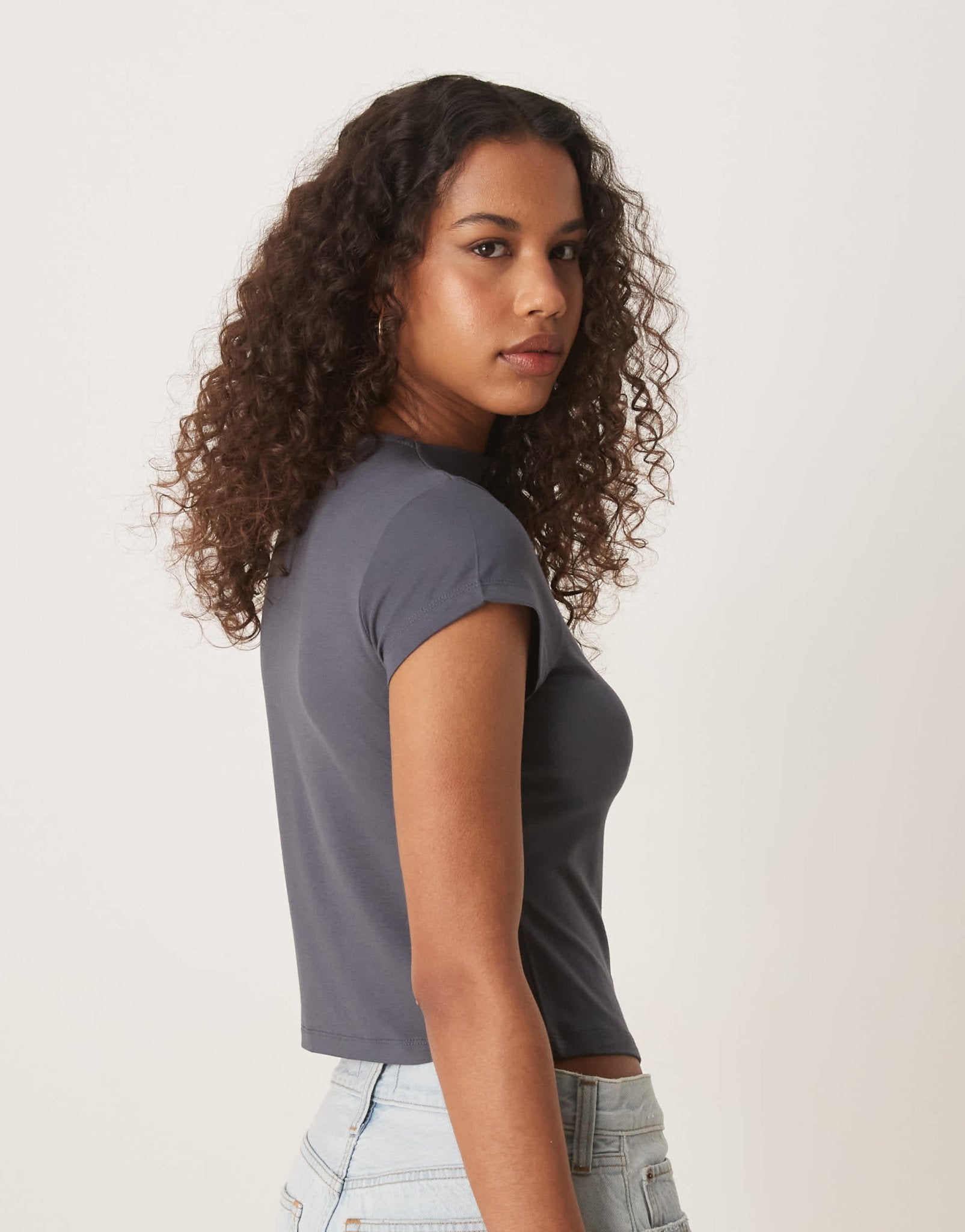 ASOS DESIGN grown on neck cardigan in charcoal - ASOS Sample Sale
