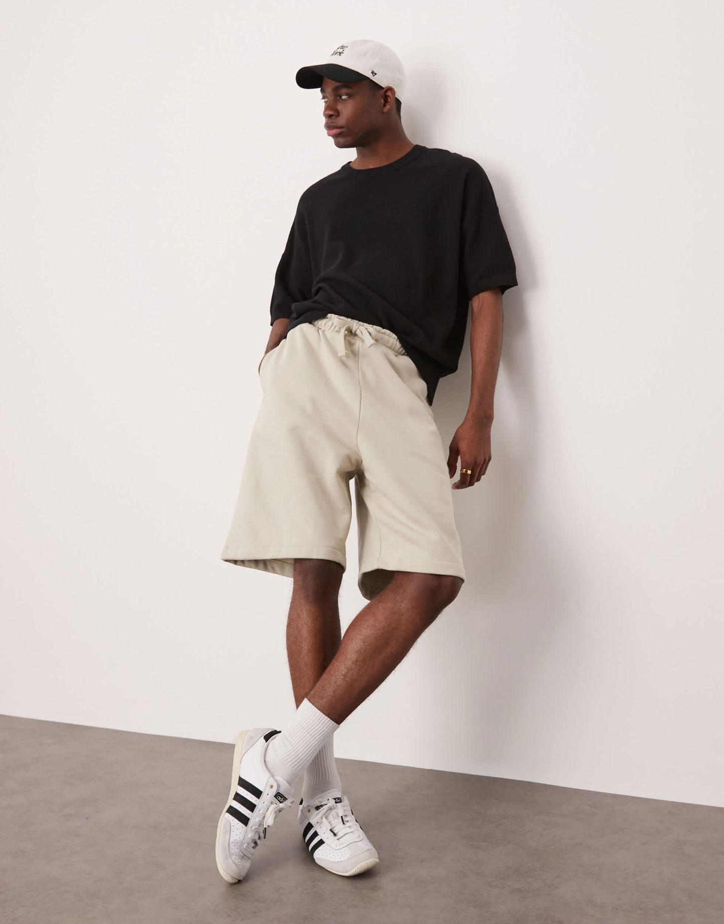 ASOS DESIGN heavyweight oversized shorts 400gsm in light beige - BEIGE - BEIGE - ASOS Sample Sale
