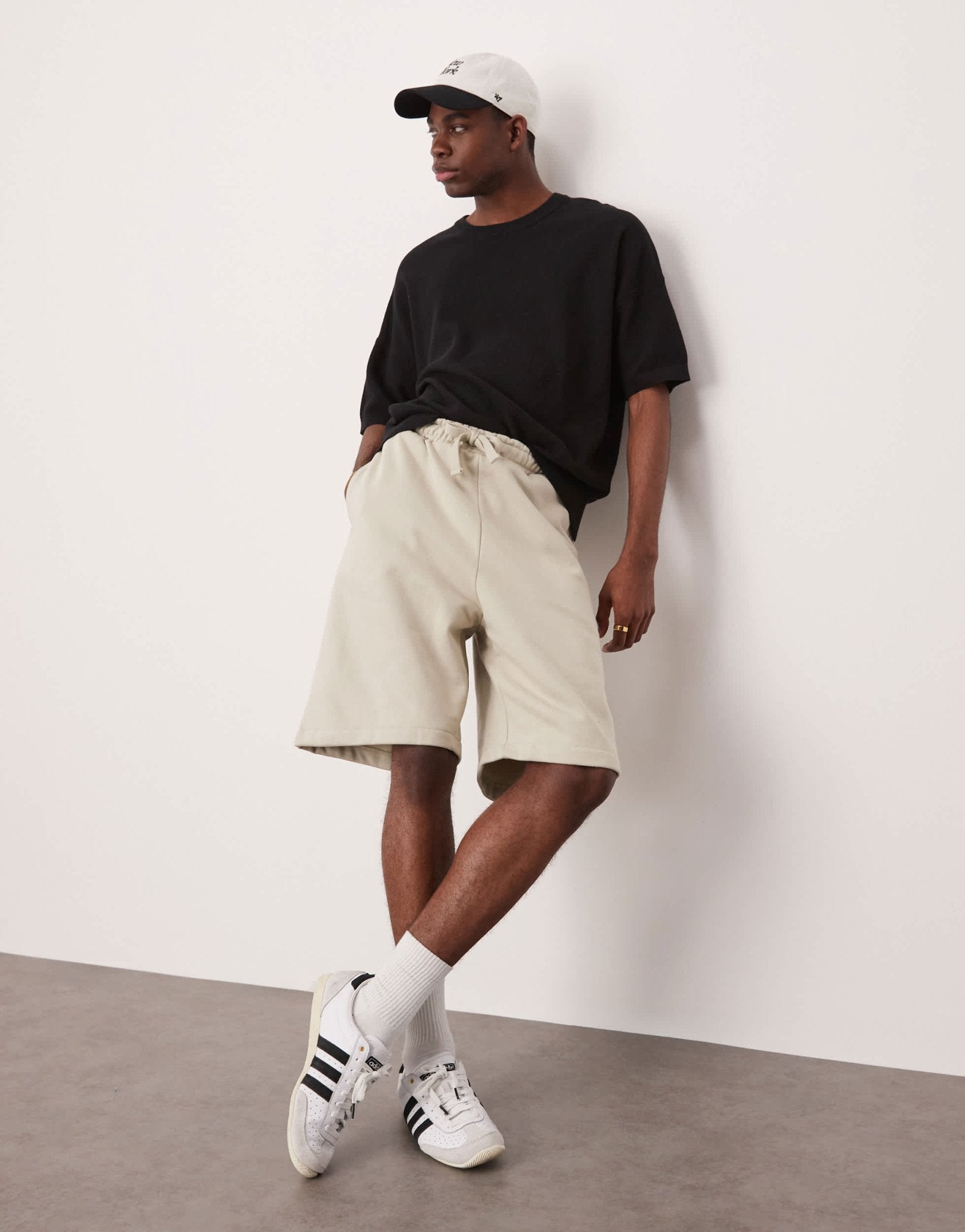 ASOS DESIGN heavyweight oversized shorts 400gsm in light beige - BEIGE - BEIGE - ASOS Sample Sale