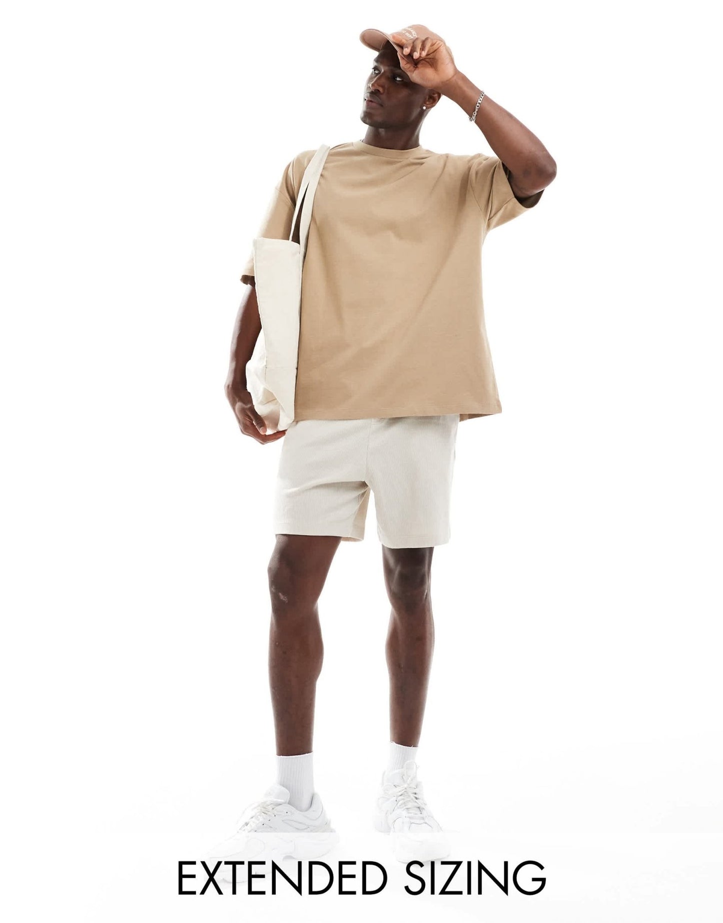 ASOS DESIGN heavyweight oversized t-shirt in beige - ASOS Sample Sale