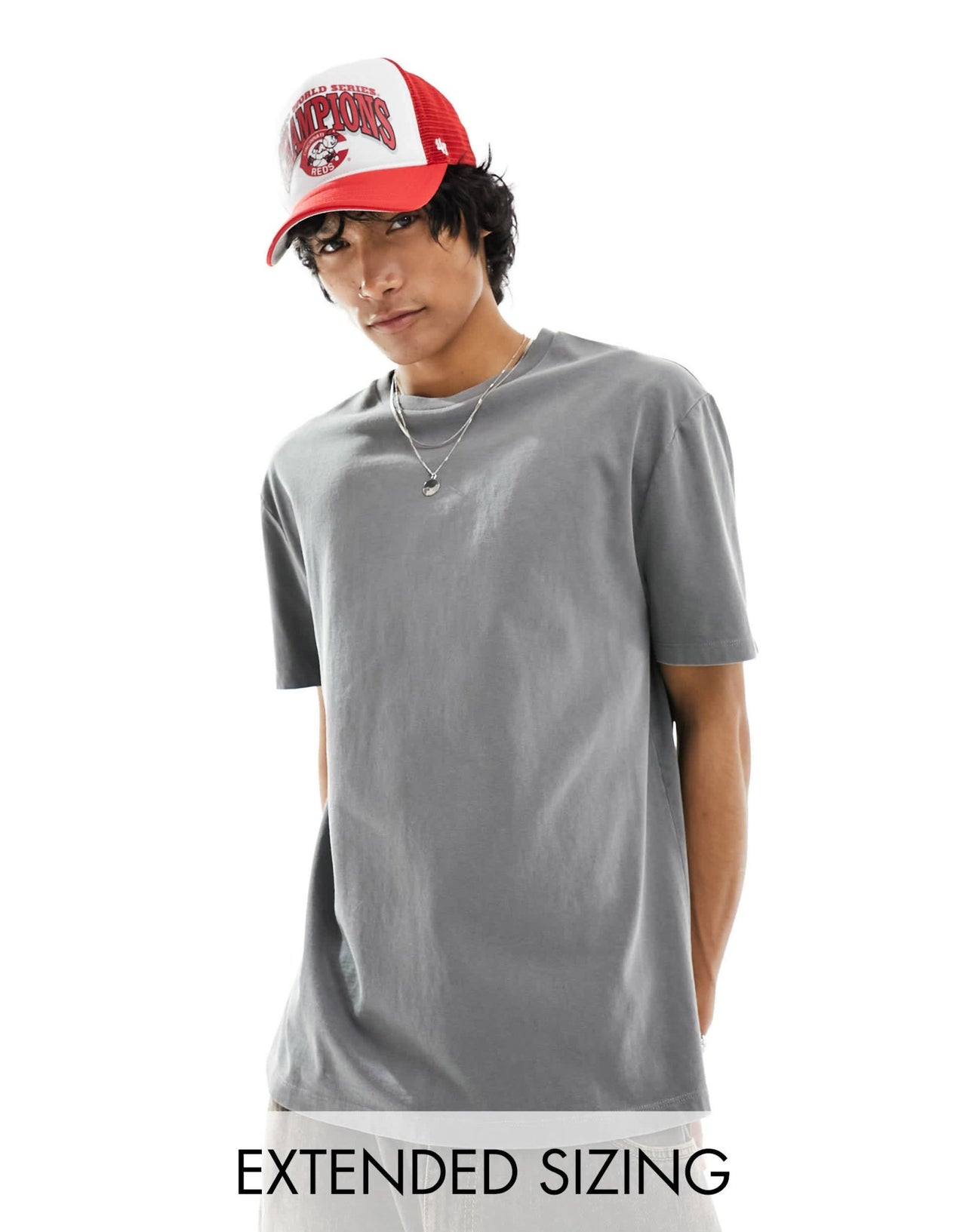 ASOS DESIGN heavyweight relaxed t-shirt in washed charcoal - ASOS Sample Sale