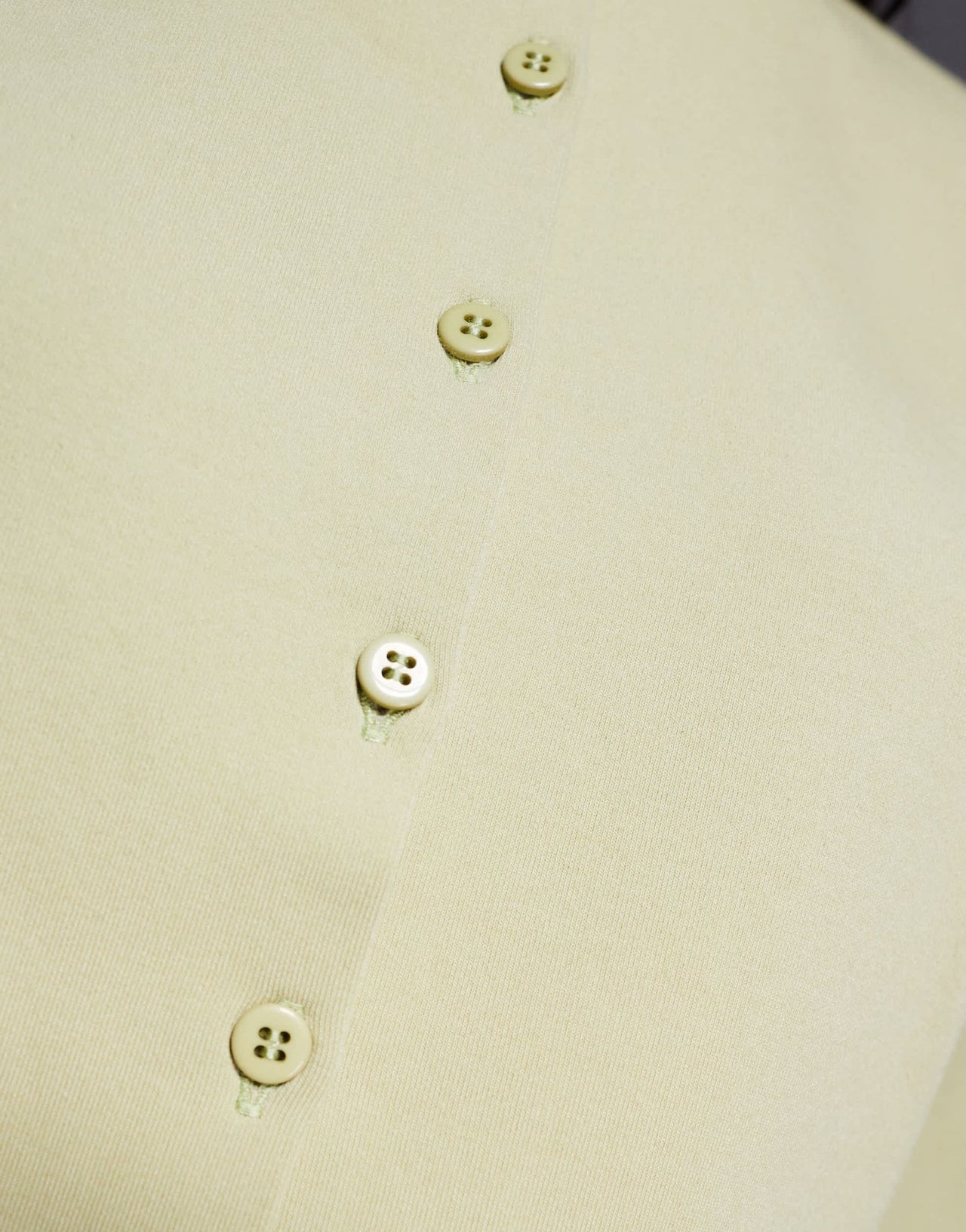 ASOS DESIGN interlock boxy shirt with button through detail in sage - ASOS Sample Sale
