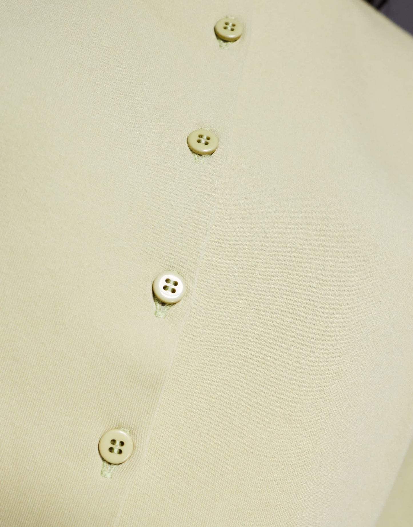 ASOS DESIGN interlock boxy shirt with button through detail in sage - ASOS Sample Sale