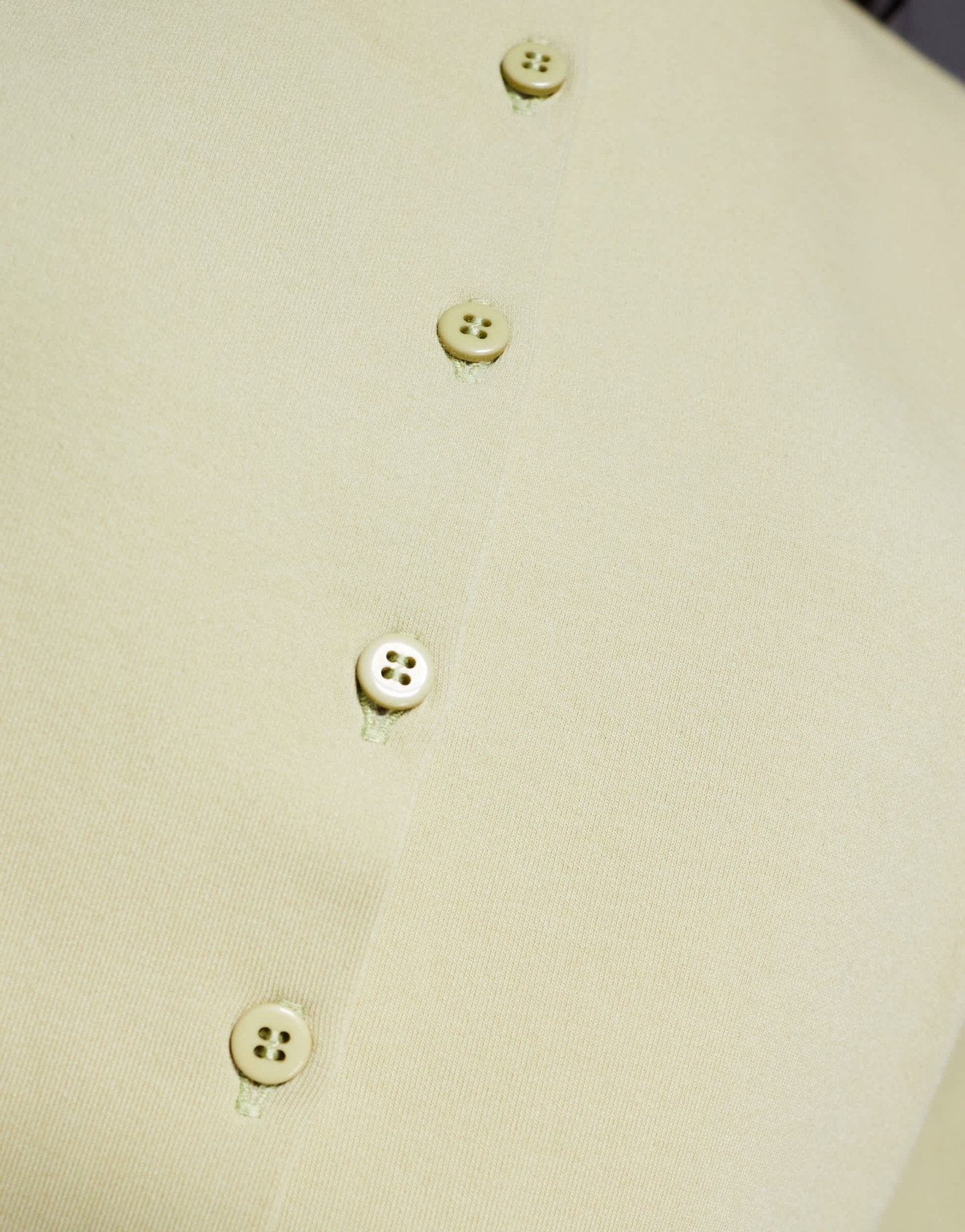ASOS DESIGN interlock boxy shirt with button through detail in sage - ASOS Sample Sale
