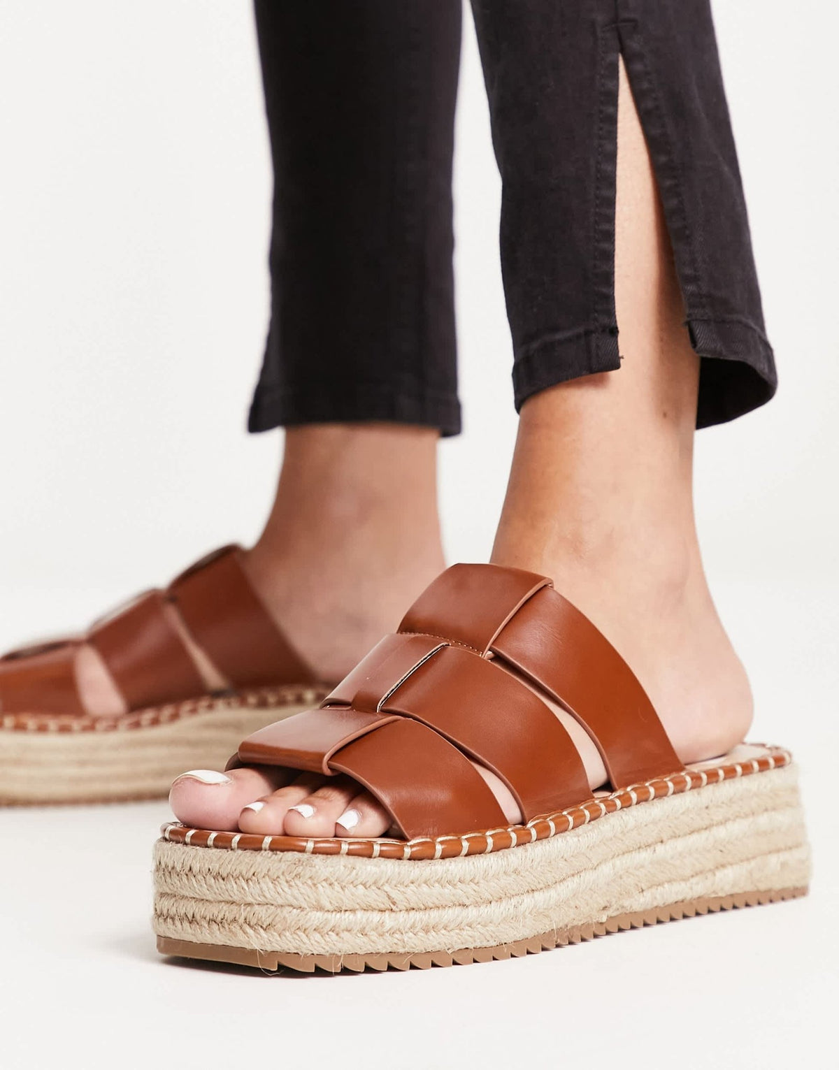 ASOS DESIGN Jackson fisherman espadrilles in tan - ASOS Sample Sale