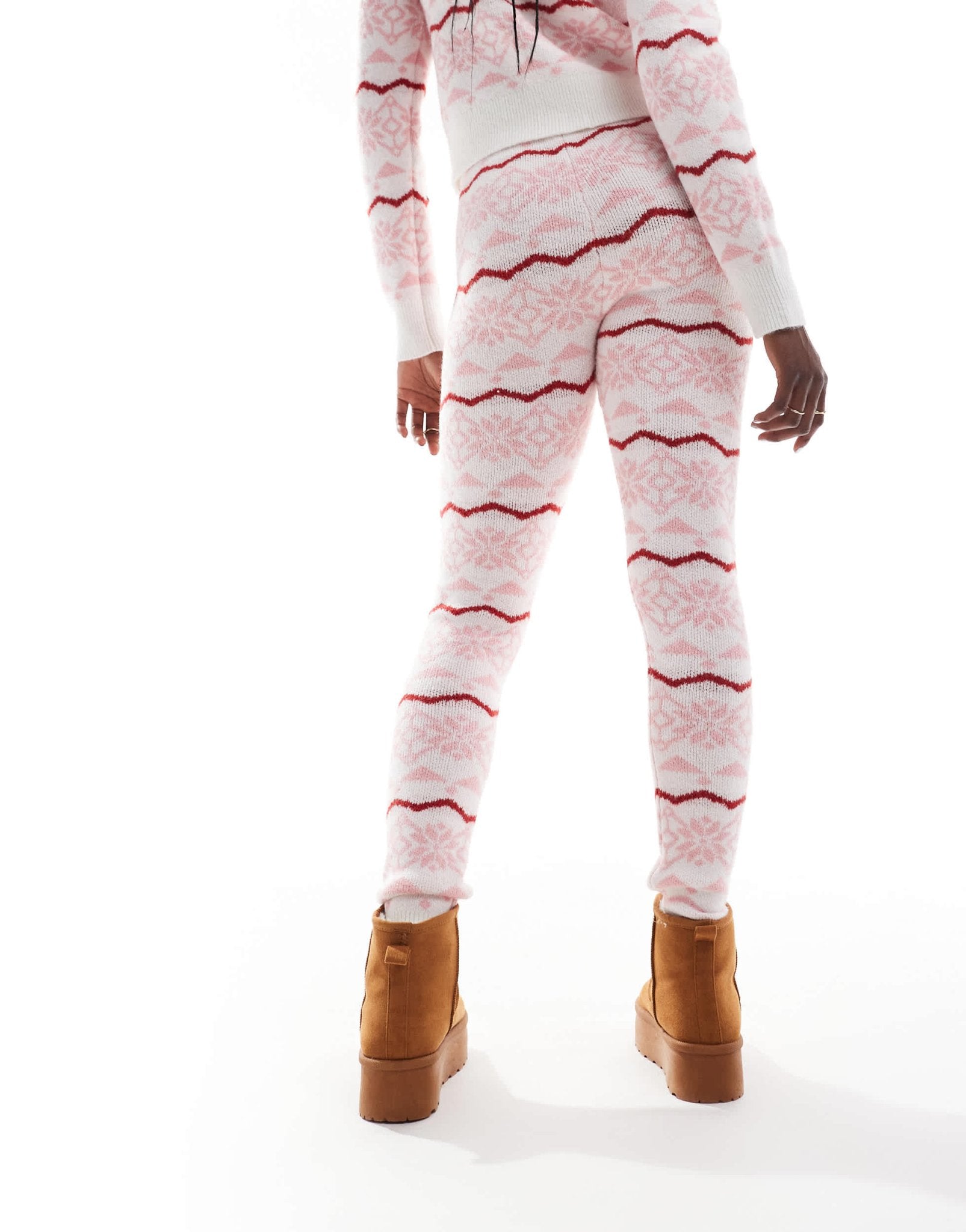 ASOS DESIGN knitted fairisle leggings co - ord - ASOS Sample Sale
