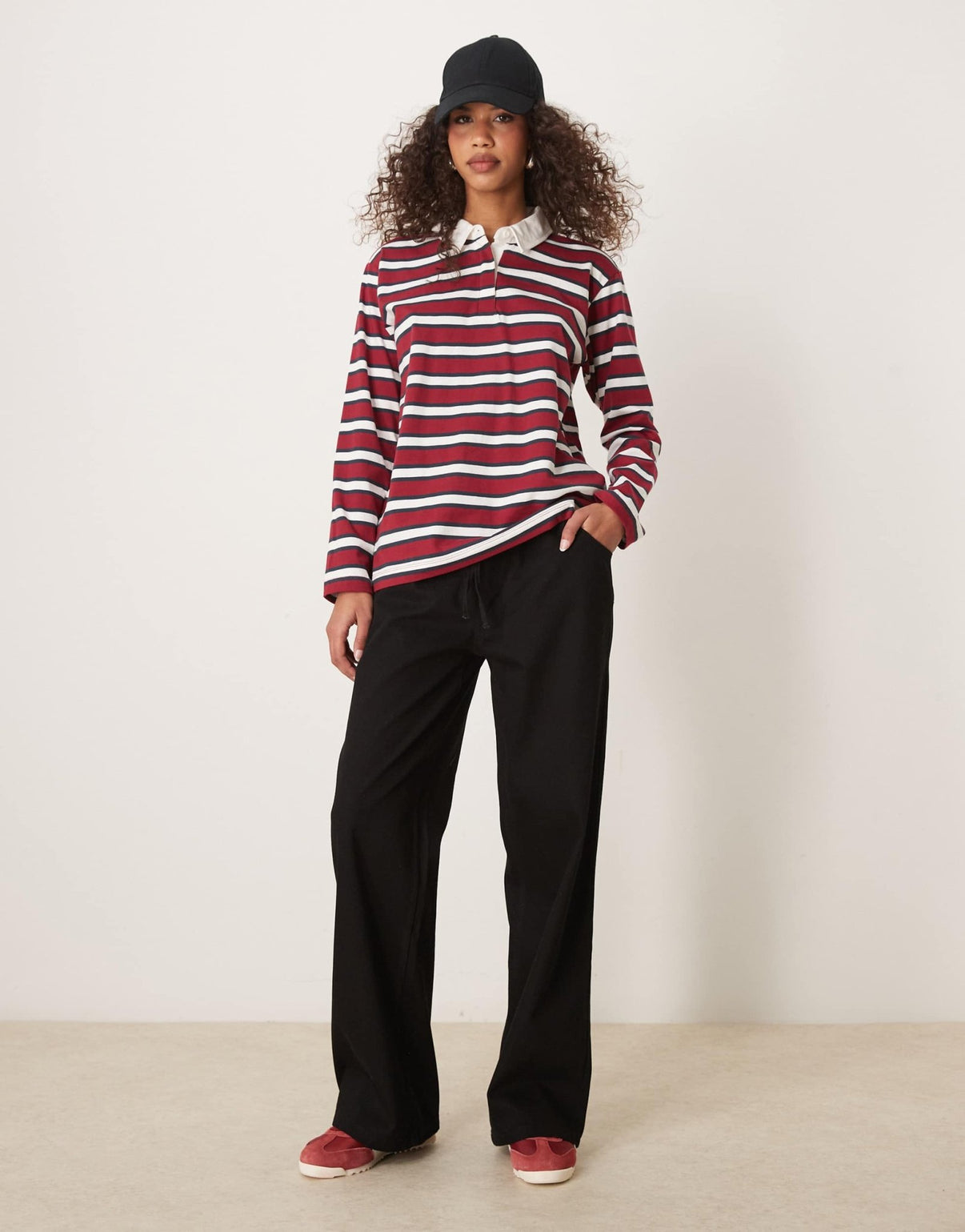 ASOS DESIGN lightweight denim jogger with drawstring waist in black ...