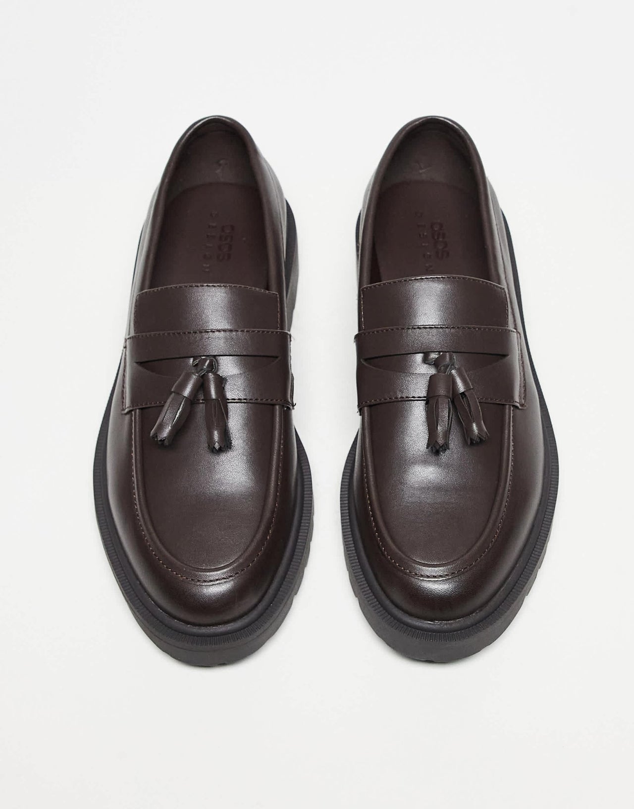 ASOS DESIGN loafers in brown with tassel - ASOS Sample Sale