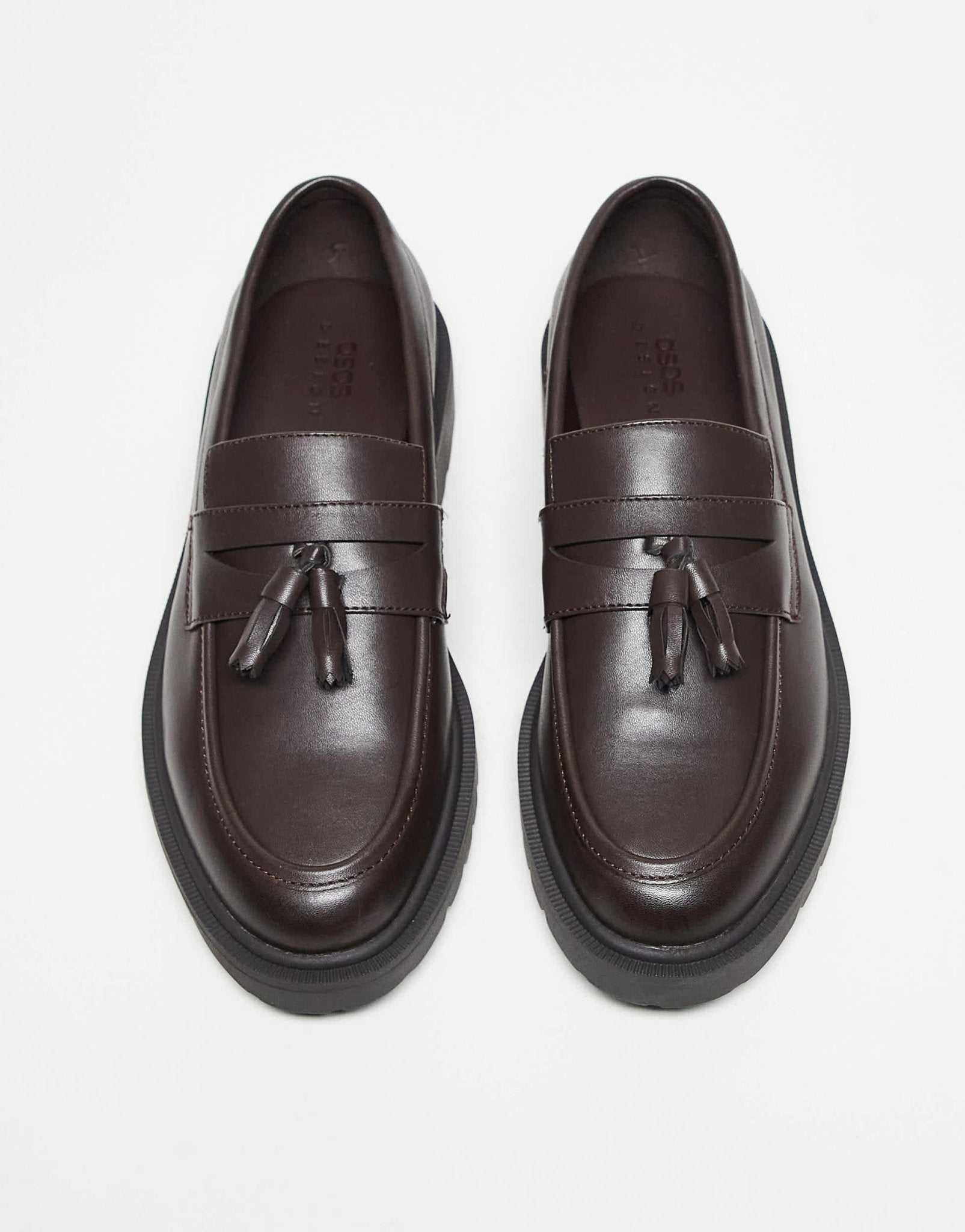 ASOS DESIGN loafers in brown with tassel - ASOS Sample Sale