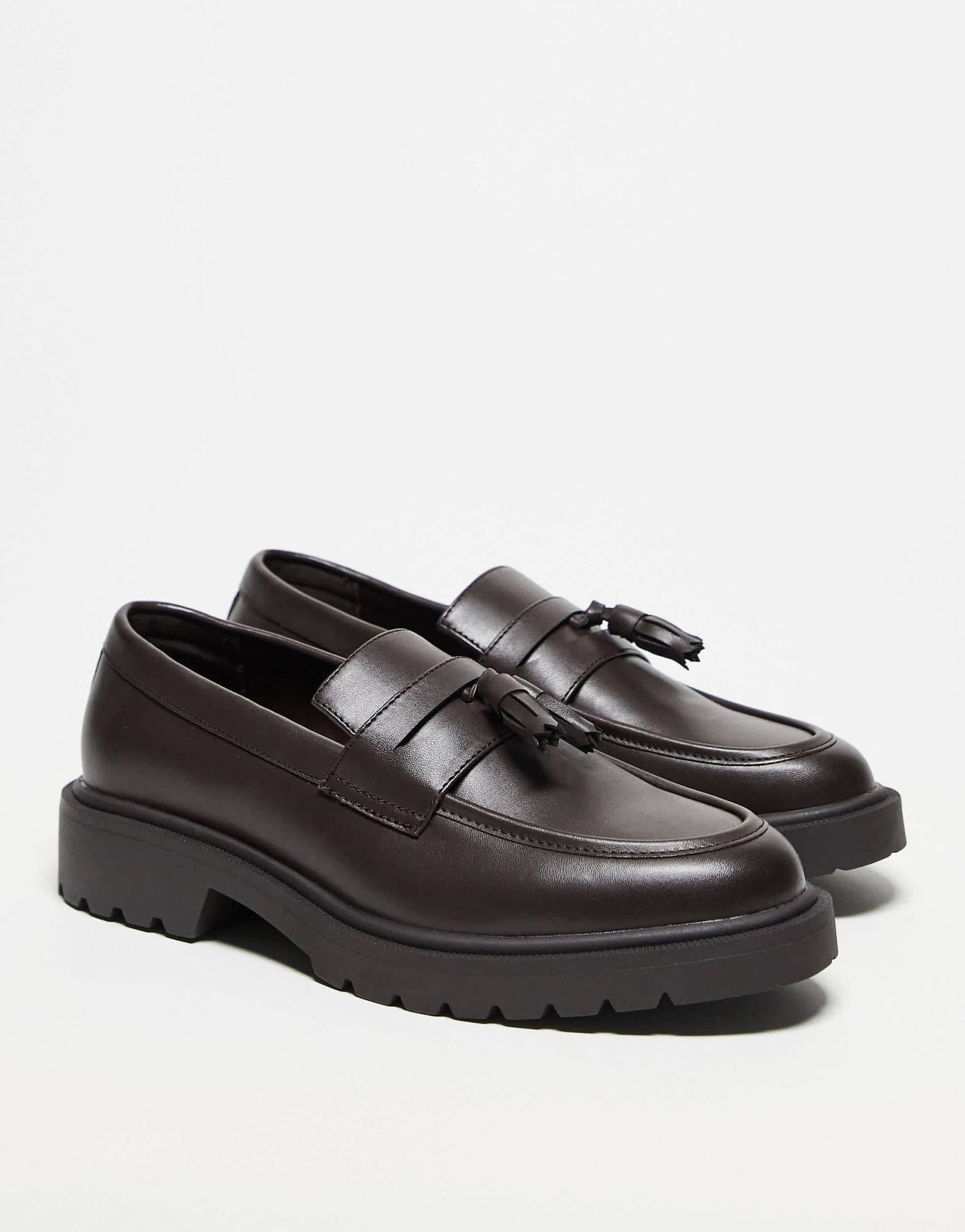 ASOS DESIGN loafers in brown with tassel - ASOS Sample Sale