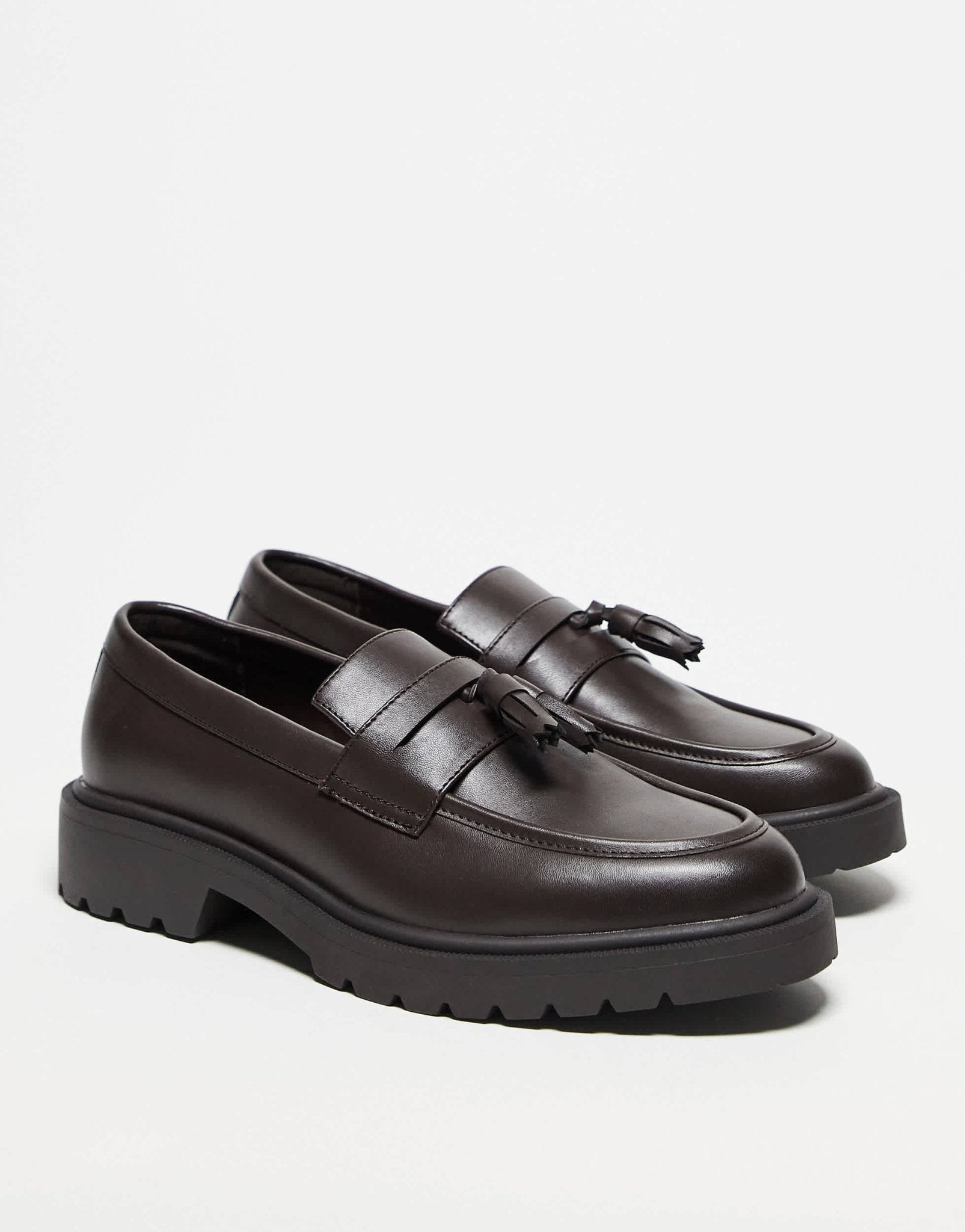 ASOS DESIGN loafers in brown with tassel - ASOS Sample Sale
