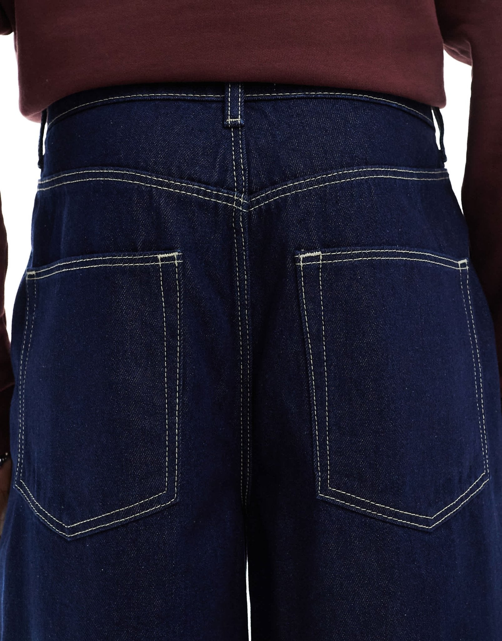 ASOS DESIGN longer length denim jort in indigo - ASOS Sample Sale