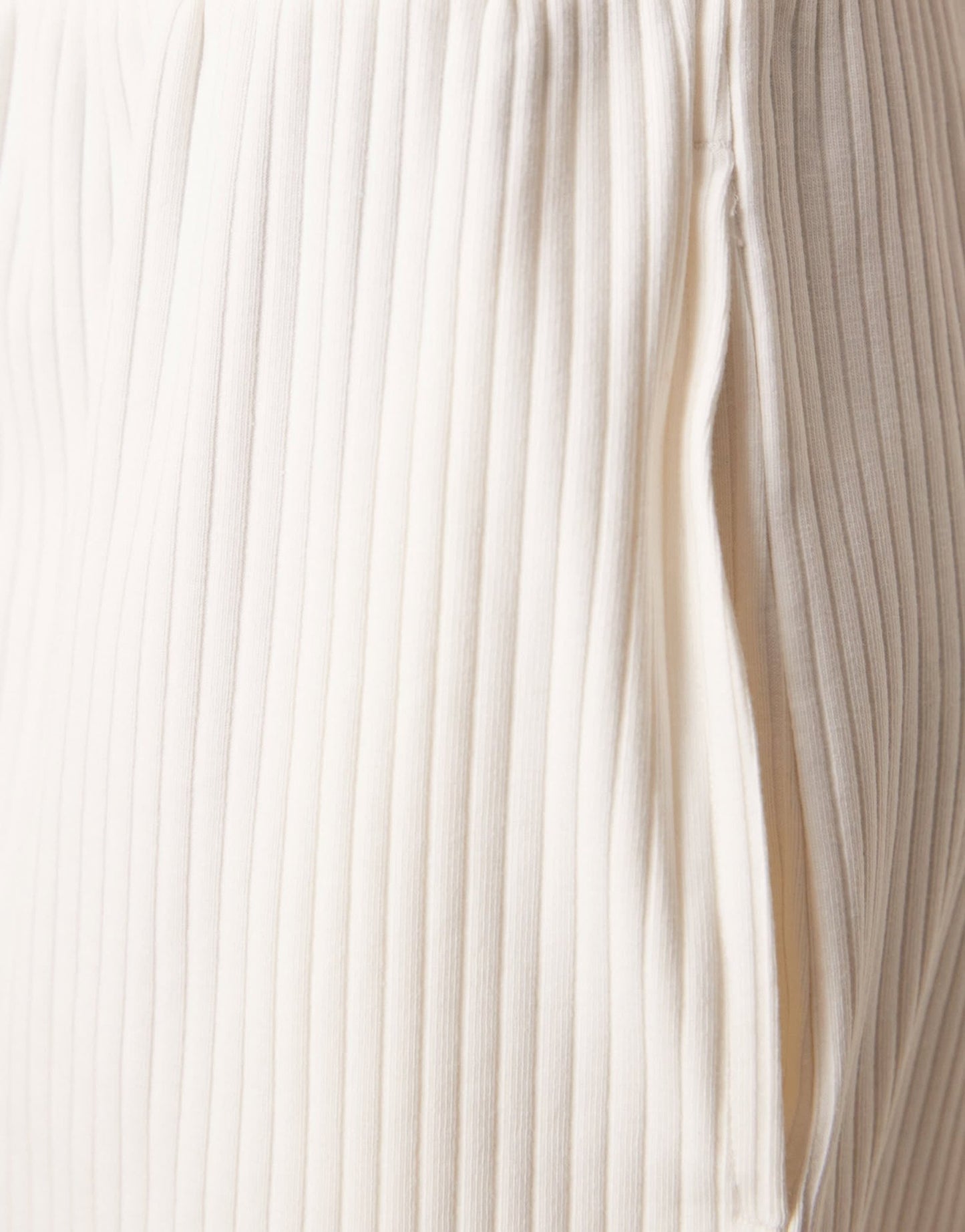 ASOS DESIGN longline heavyweight chunky rib short co - ord in cream - ASOS Sample Sale