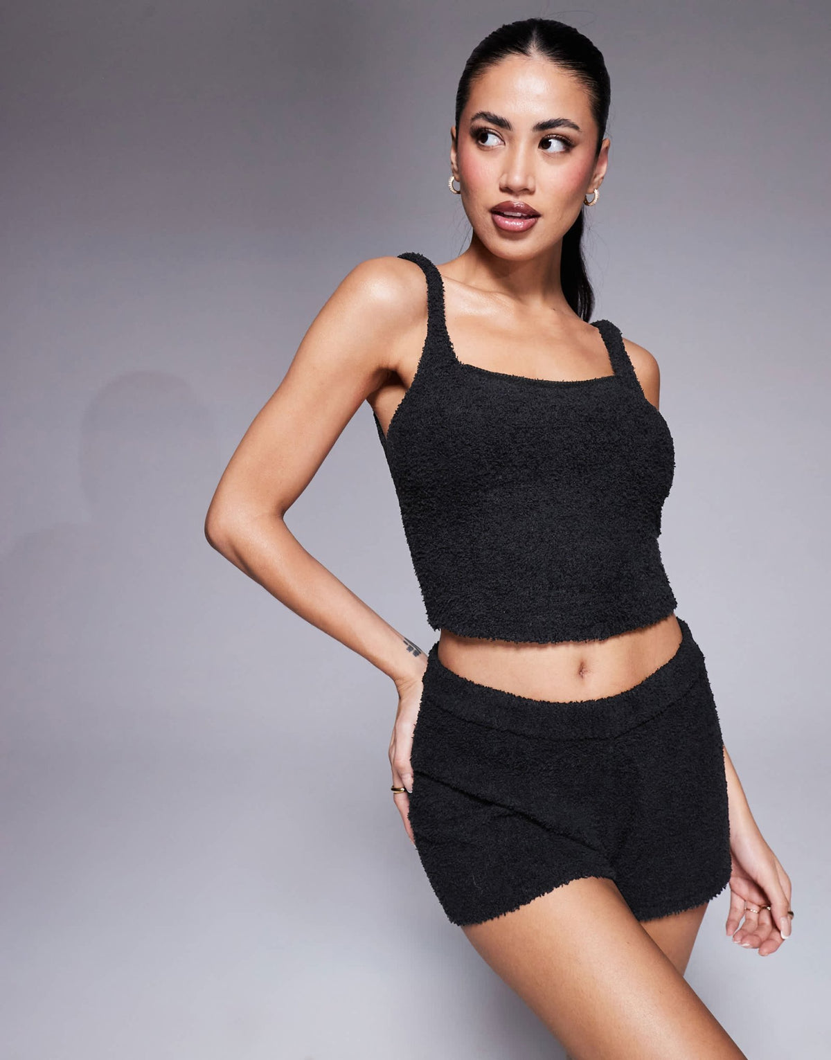 ASOS DESIGN lounge sock vest in black - ASOS Sample Sale