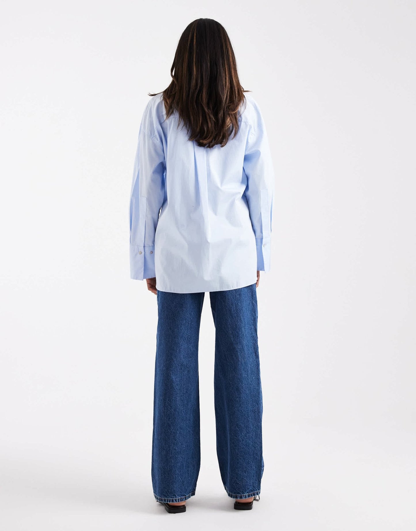 ASOS DESIGN Maternity baggy jeans in dark blue - ASOS Sample Sale