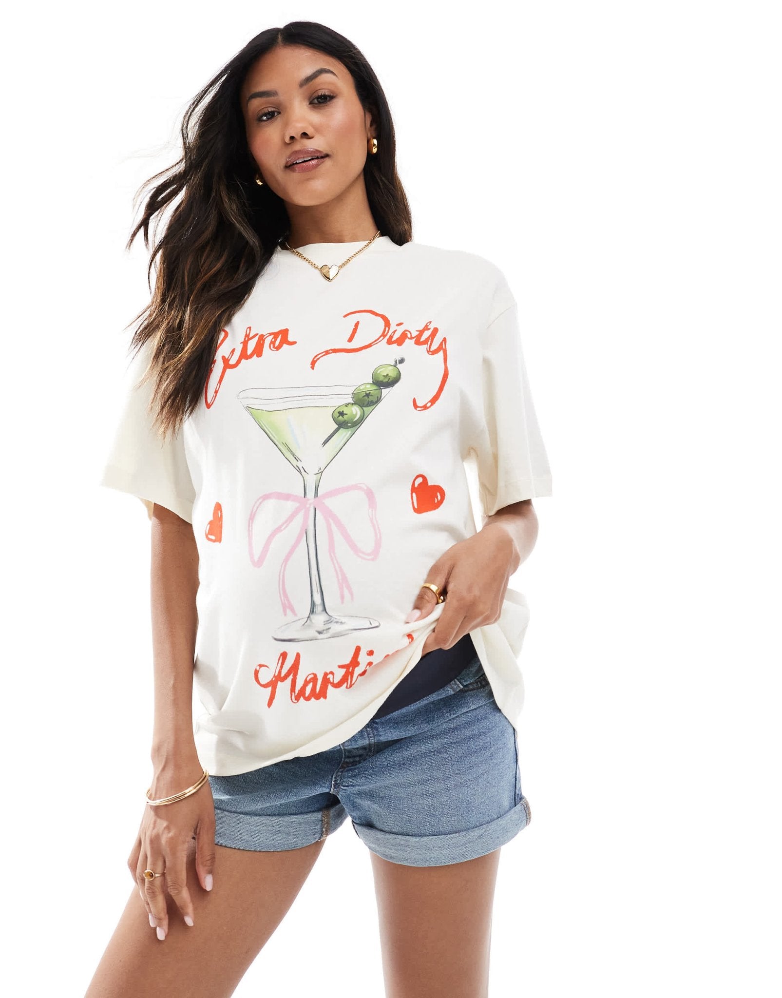 ASOS DESIGN Maternity comfort mom short in mid blue - ASOS Sample Sale