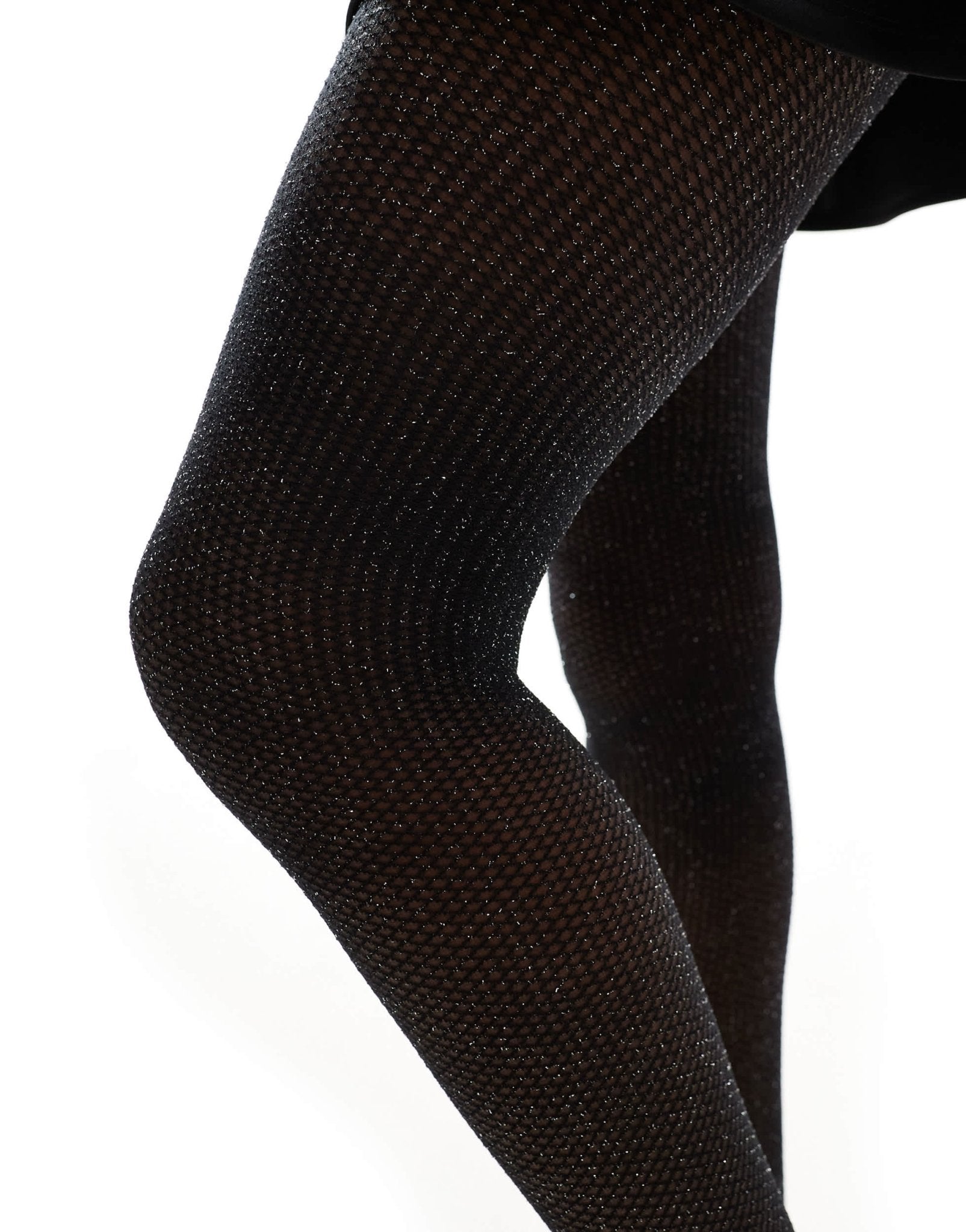 ASOS DESIGN metallic net in black - ASOS Sample Sale